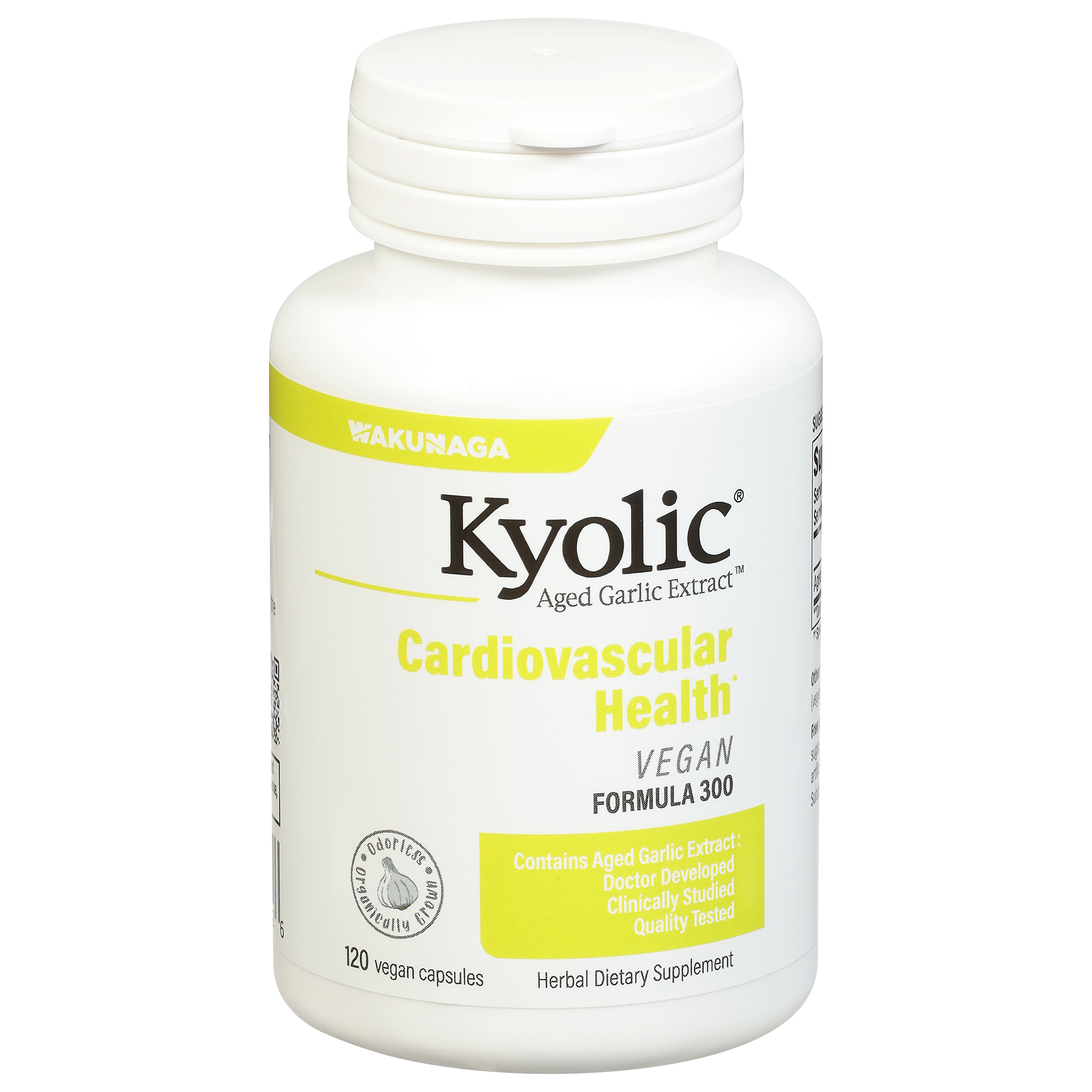 Kyolic Aged Garlic Extract Formula 300 Cardiovascular Health 120 Capsules
