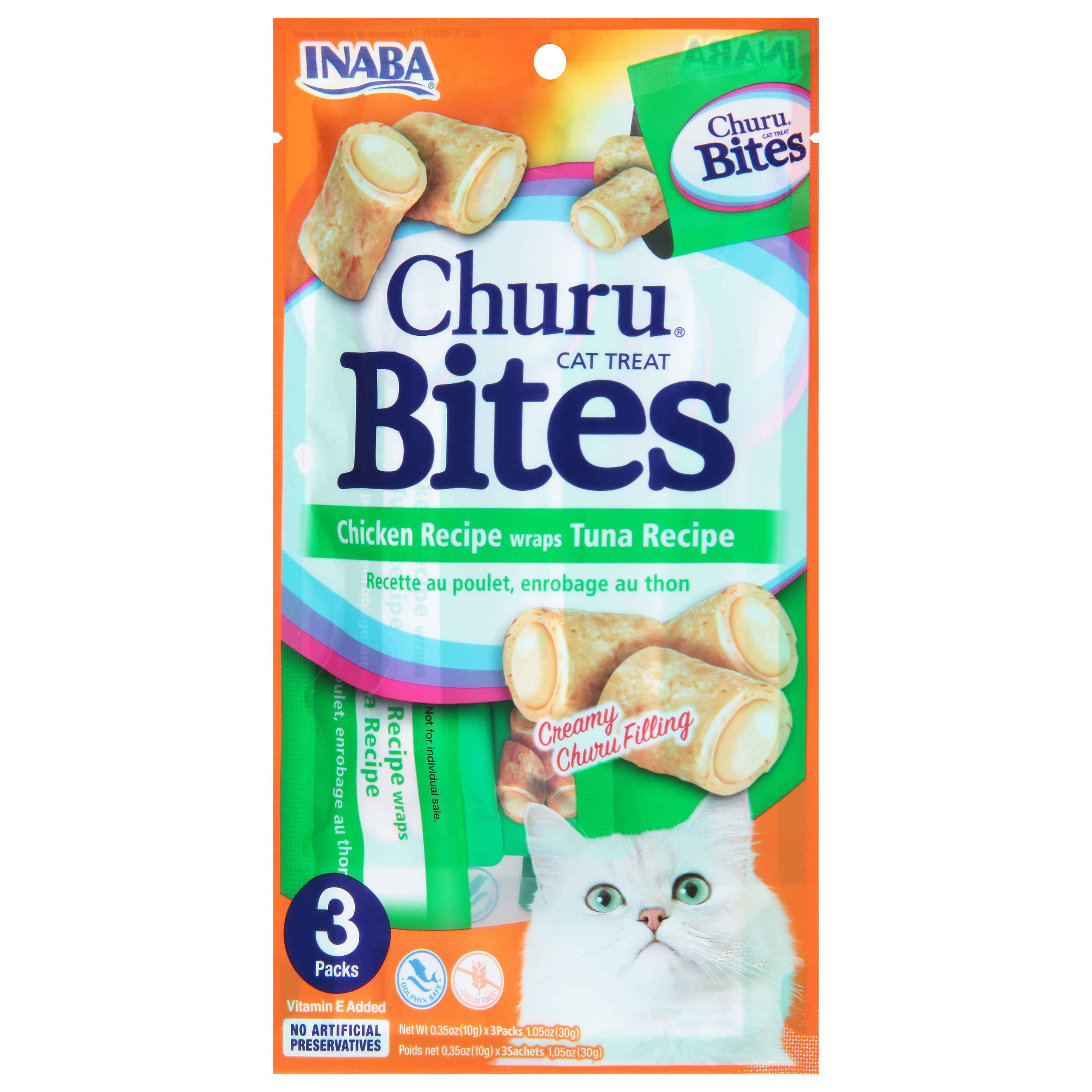 Inaba Churu Bites Chicken Recipe Wraps Tuna Recipe Cat Treat