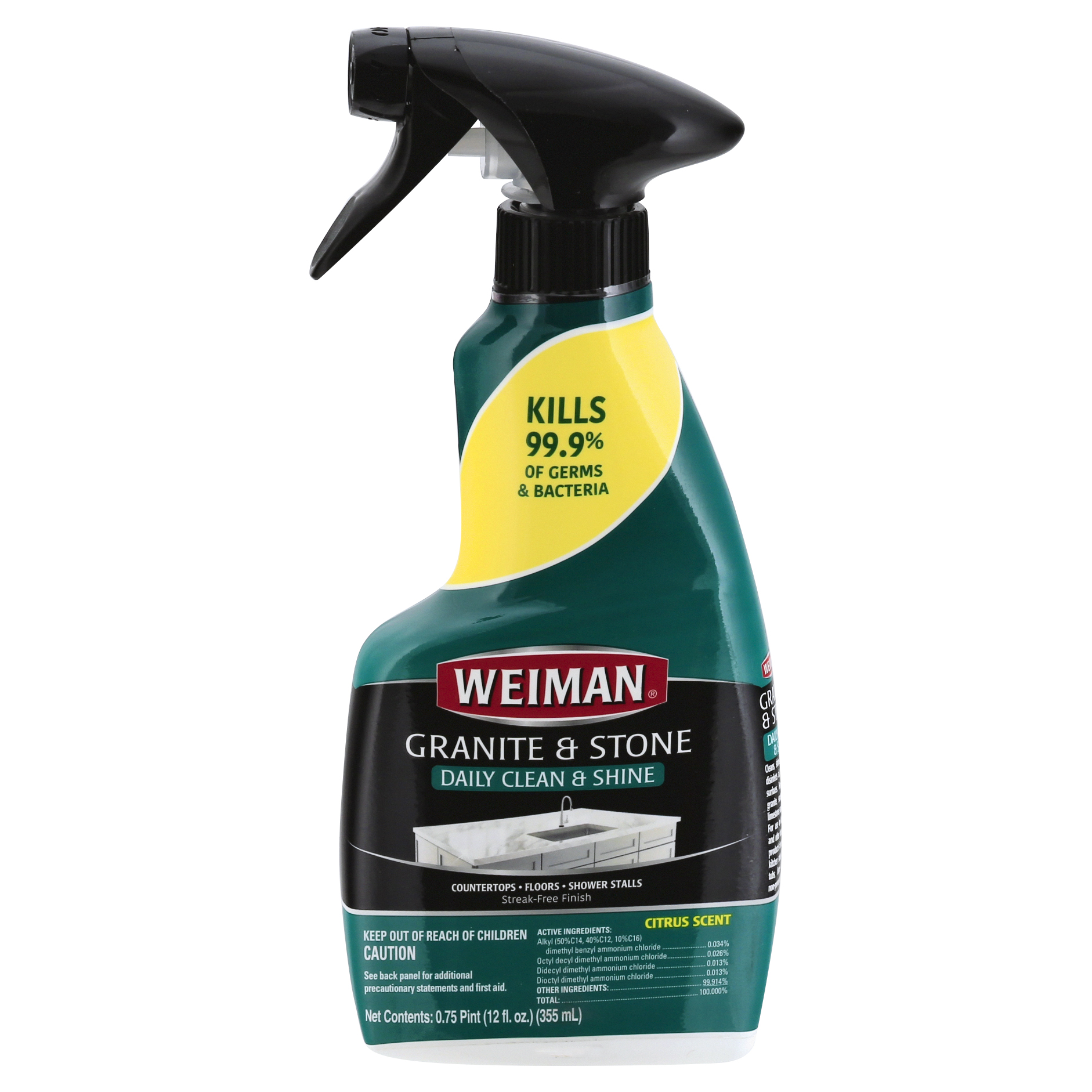 Weiman Granite & Stone Citrus Scent Daily Clean & Shine