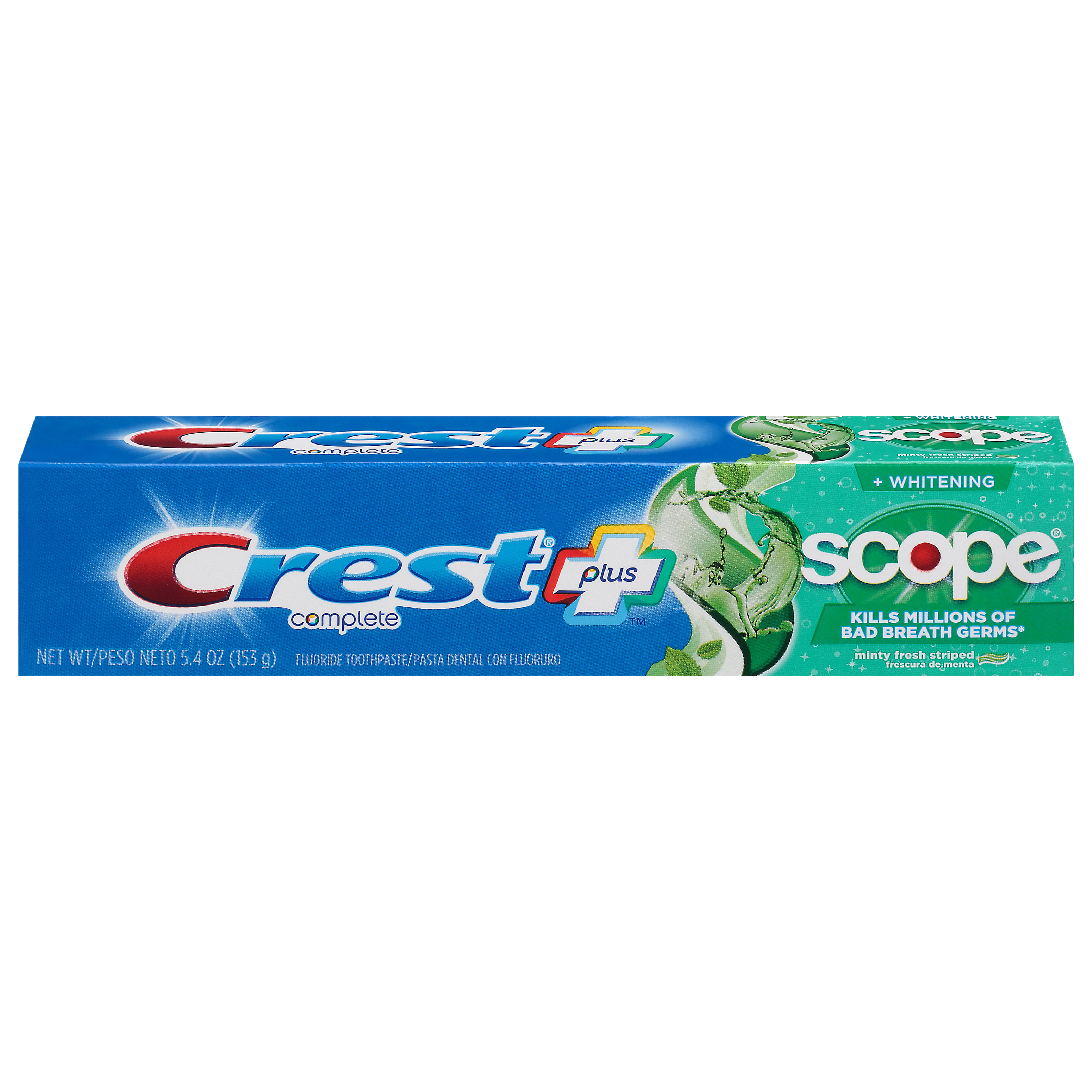 Crest Complete Plus Whitening Complete Minty Fresh Striped Toothpaste 5.4 oz