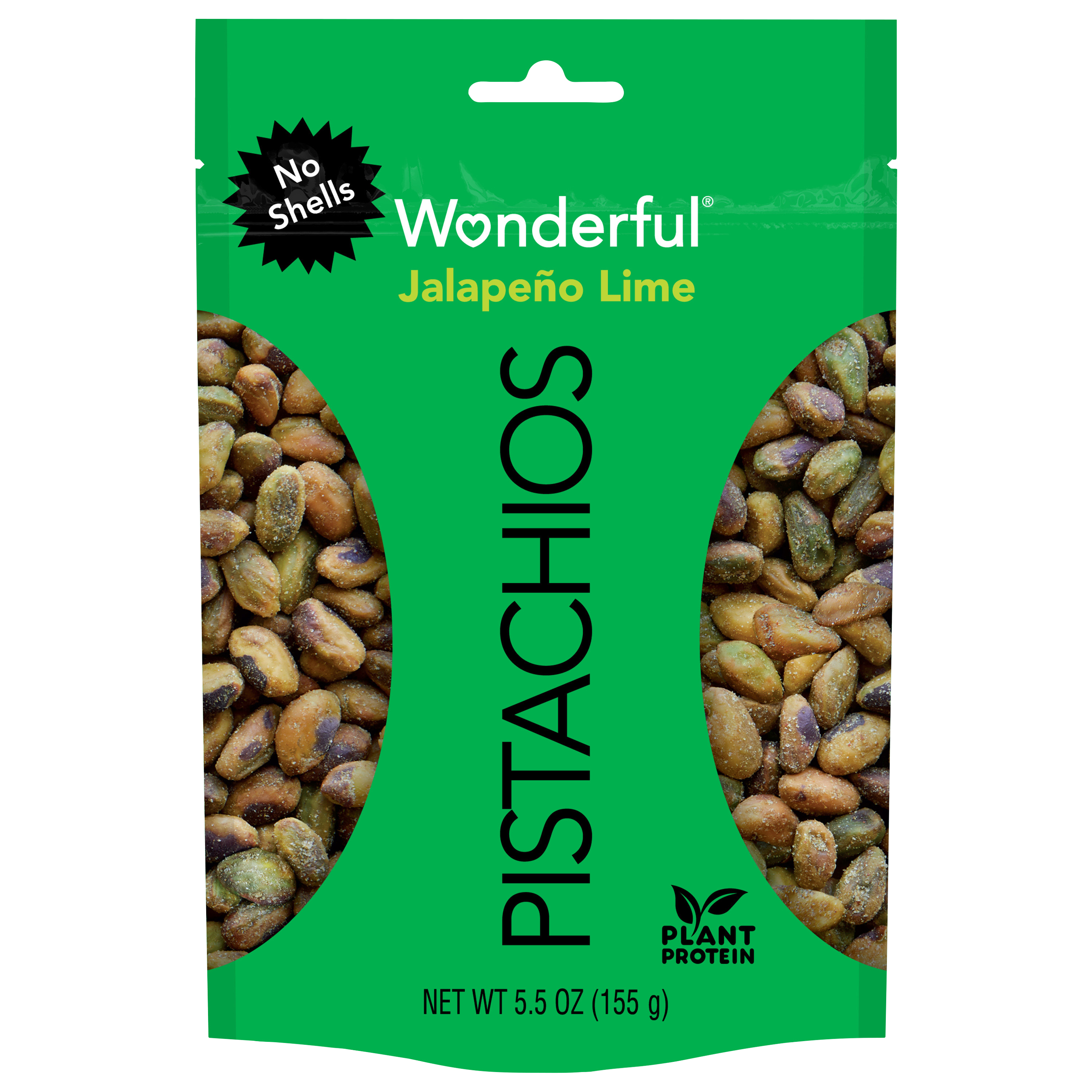 Wonderful Pistachios No Shells Jalapeño Lime Pistachios