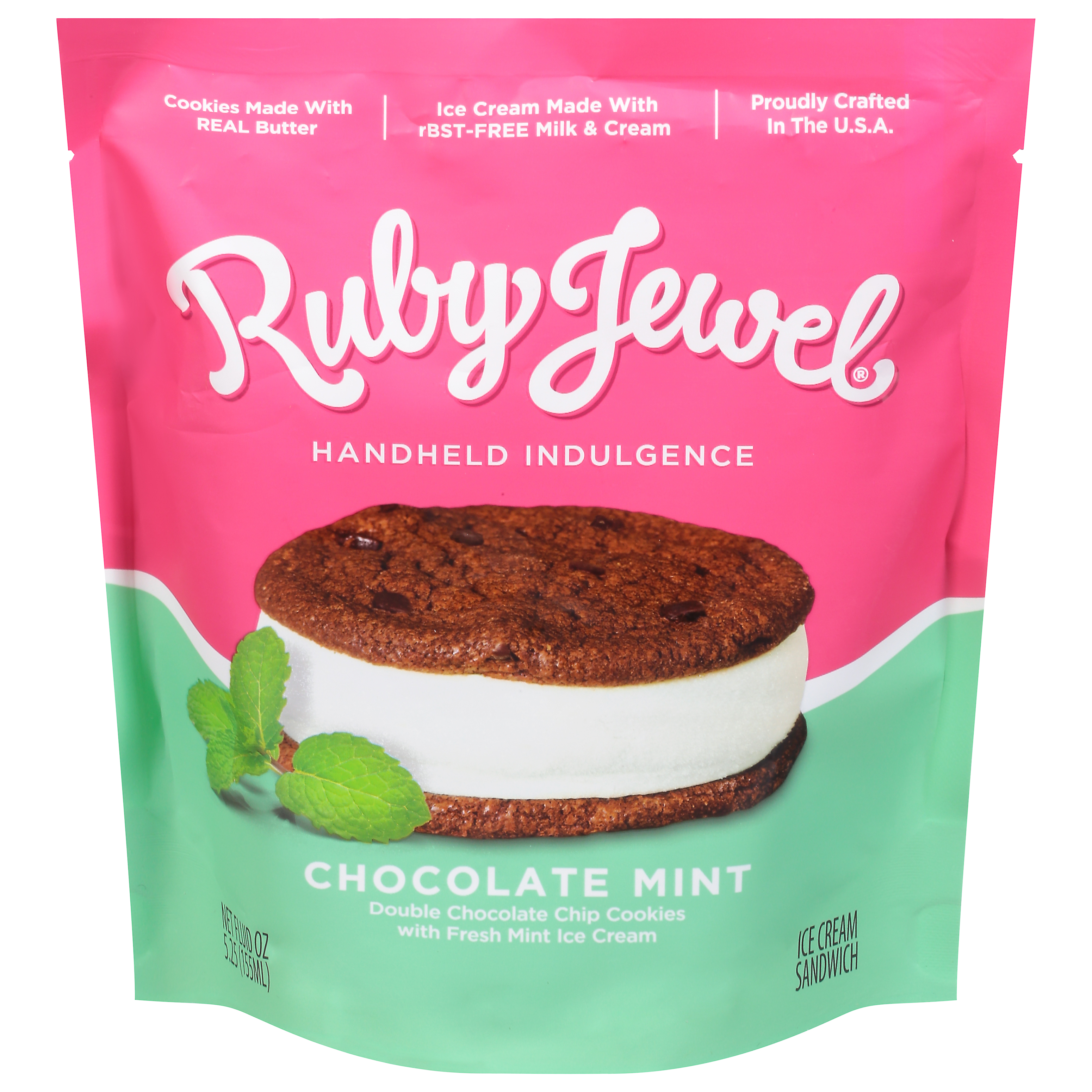Ruby Jewel Chocolate Mint Ice Cream Sandwich