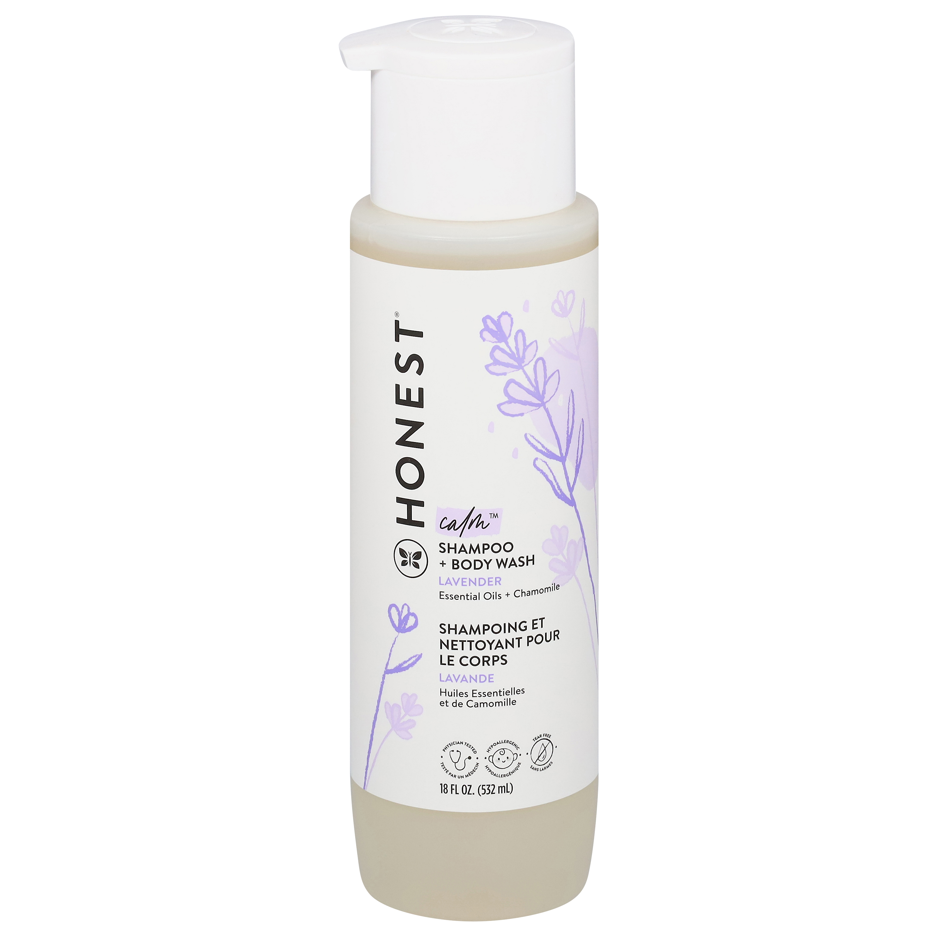 Honest Calm Lavender Shampoo + Body Wash