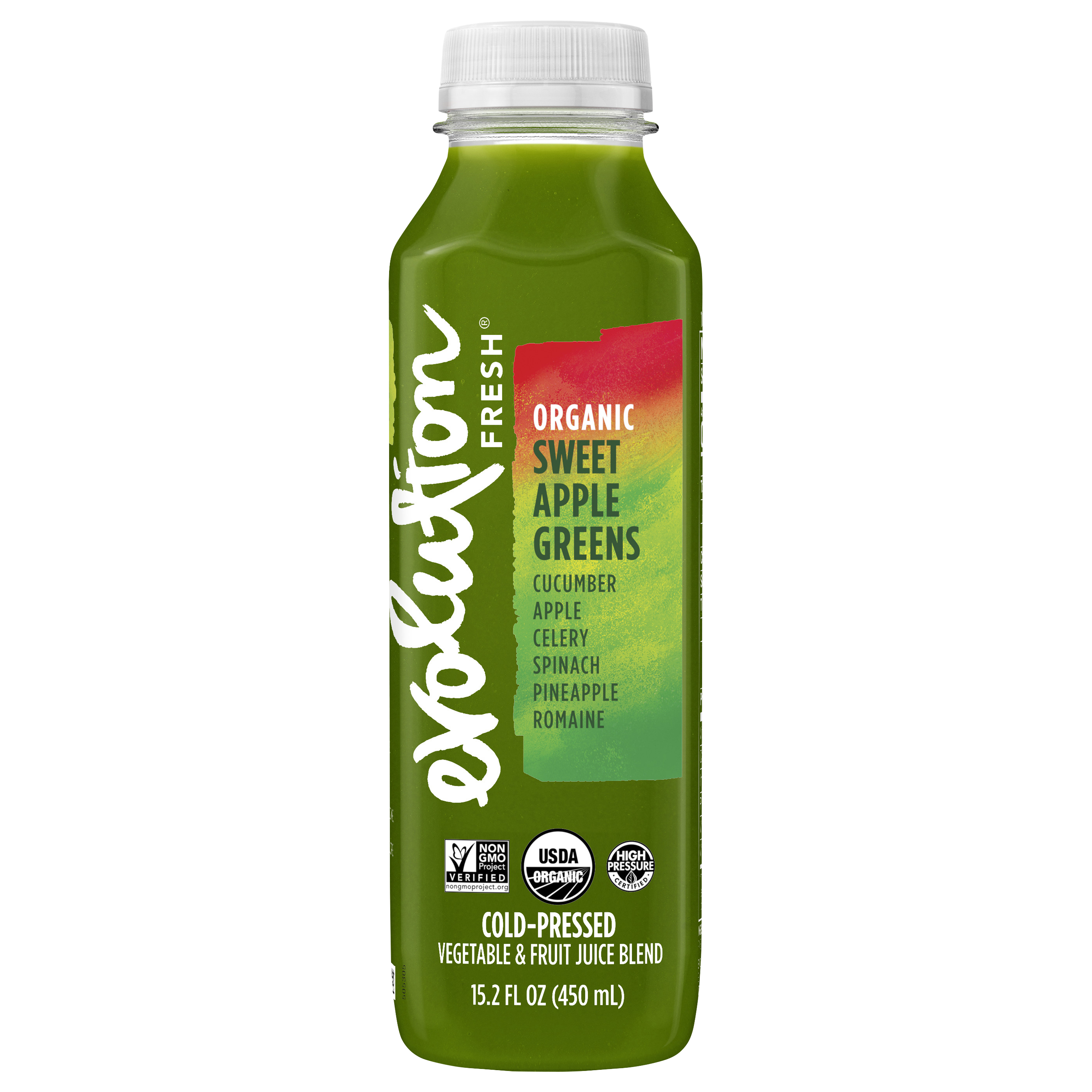 Evolution Fresh® Organic Sweet Apple Greens Cold-Pressed Vegetable & Fruit Juice Blend 15.2 oz.