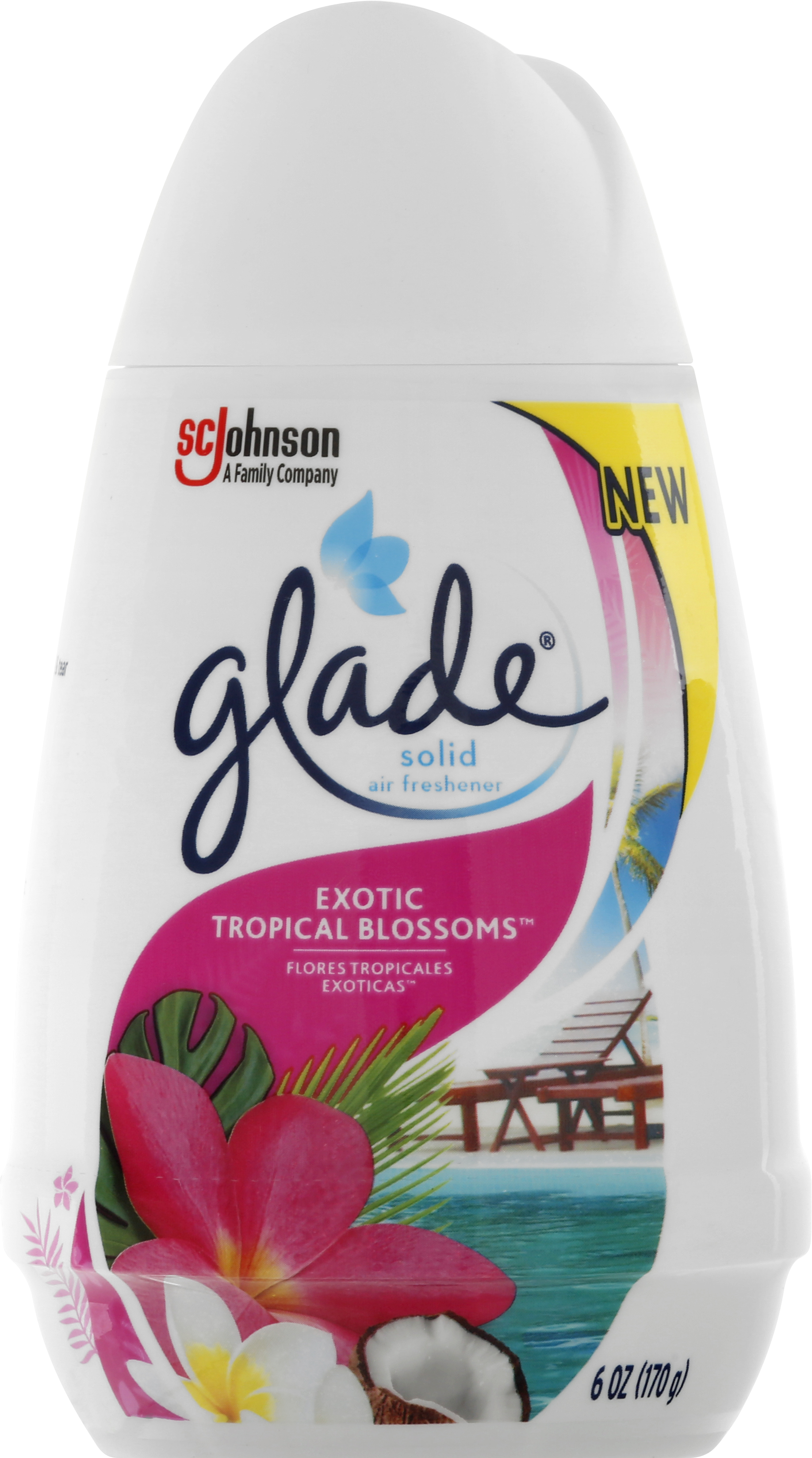 Glade Solid Exotic Tropical Blossoms Air Freshener 6 oz