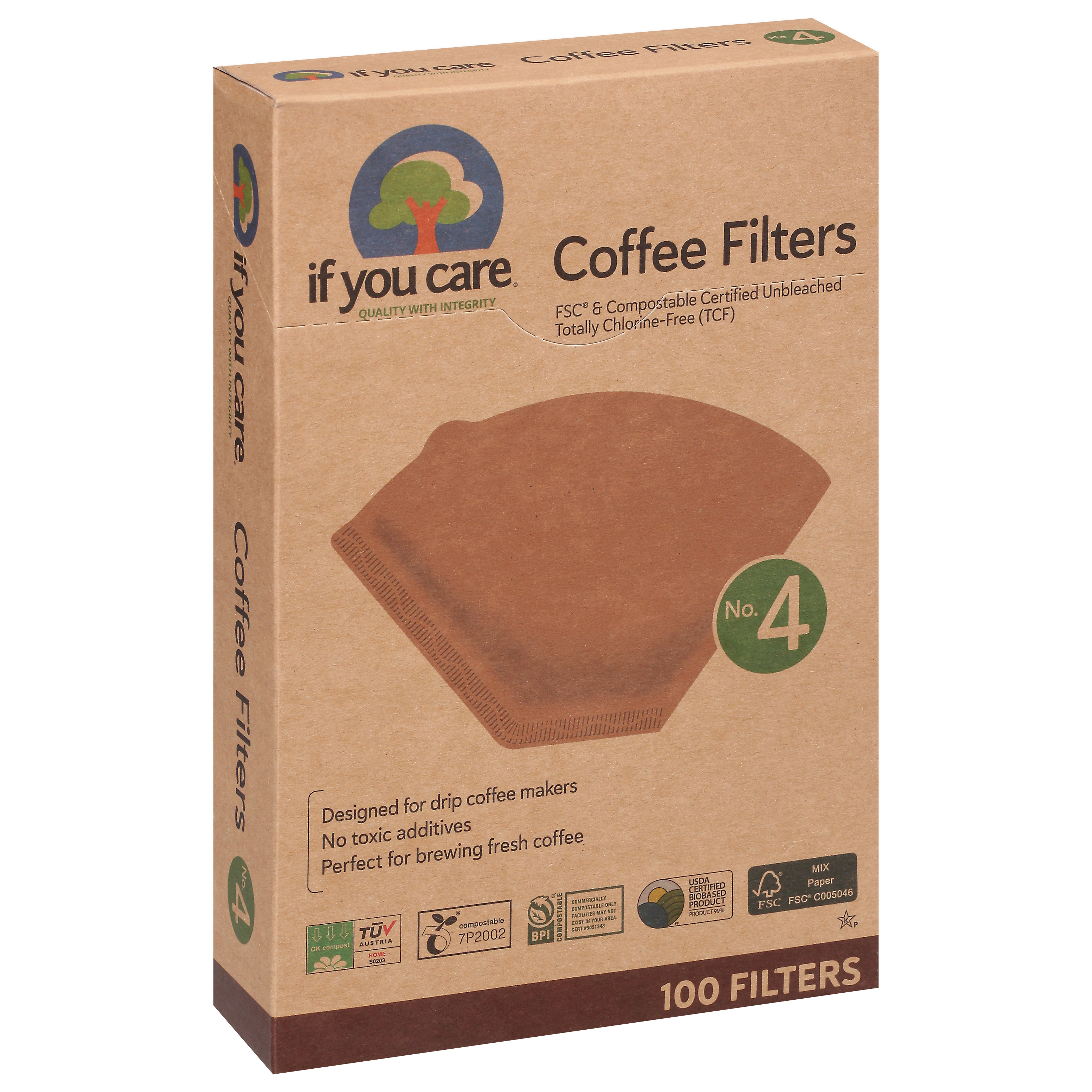 If You Care No. 4 Coffee Filters
