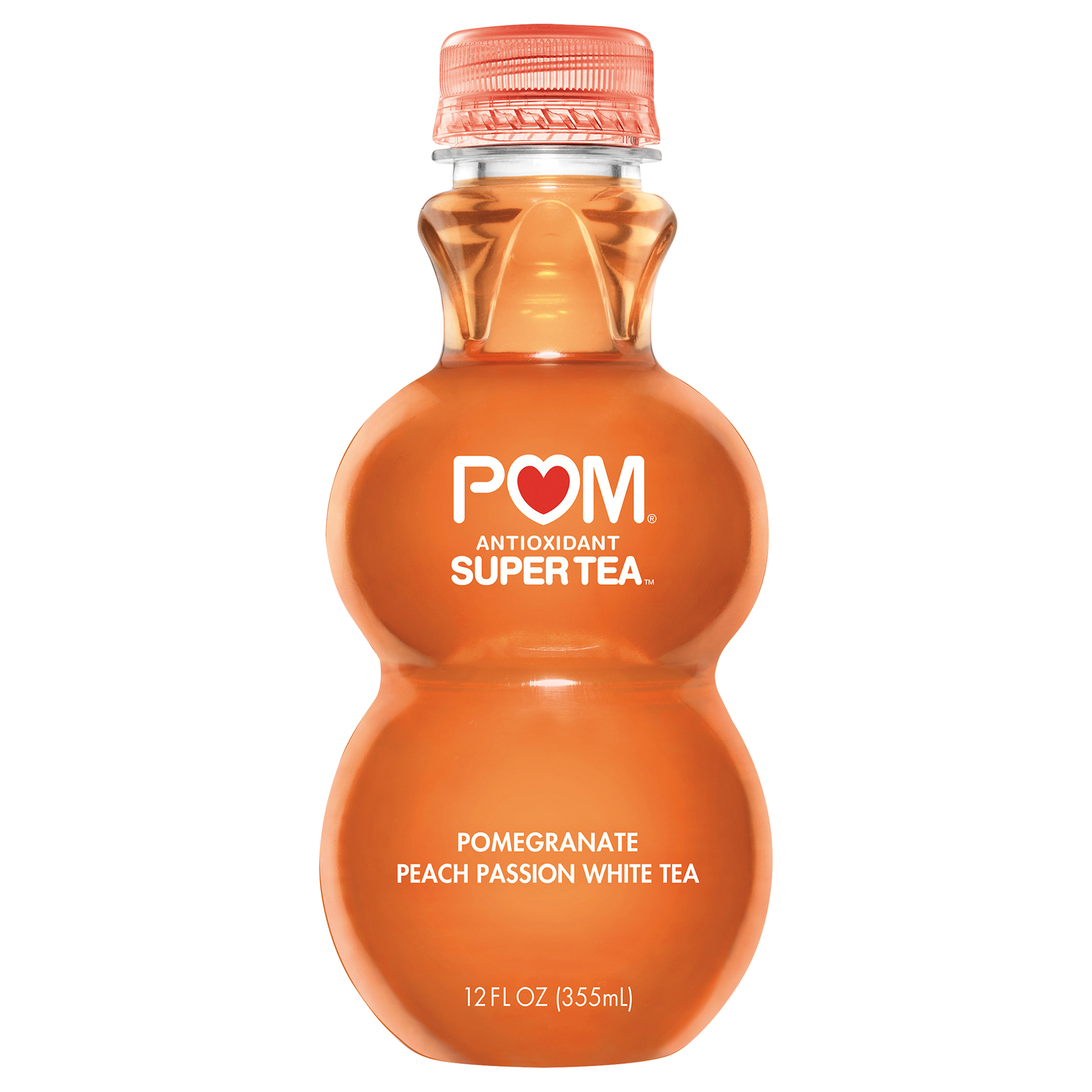 POM Super Tea, Pomegranate Peach Passion White Tea,