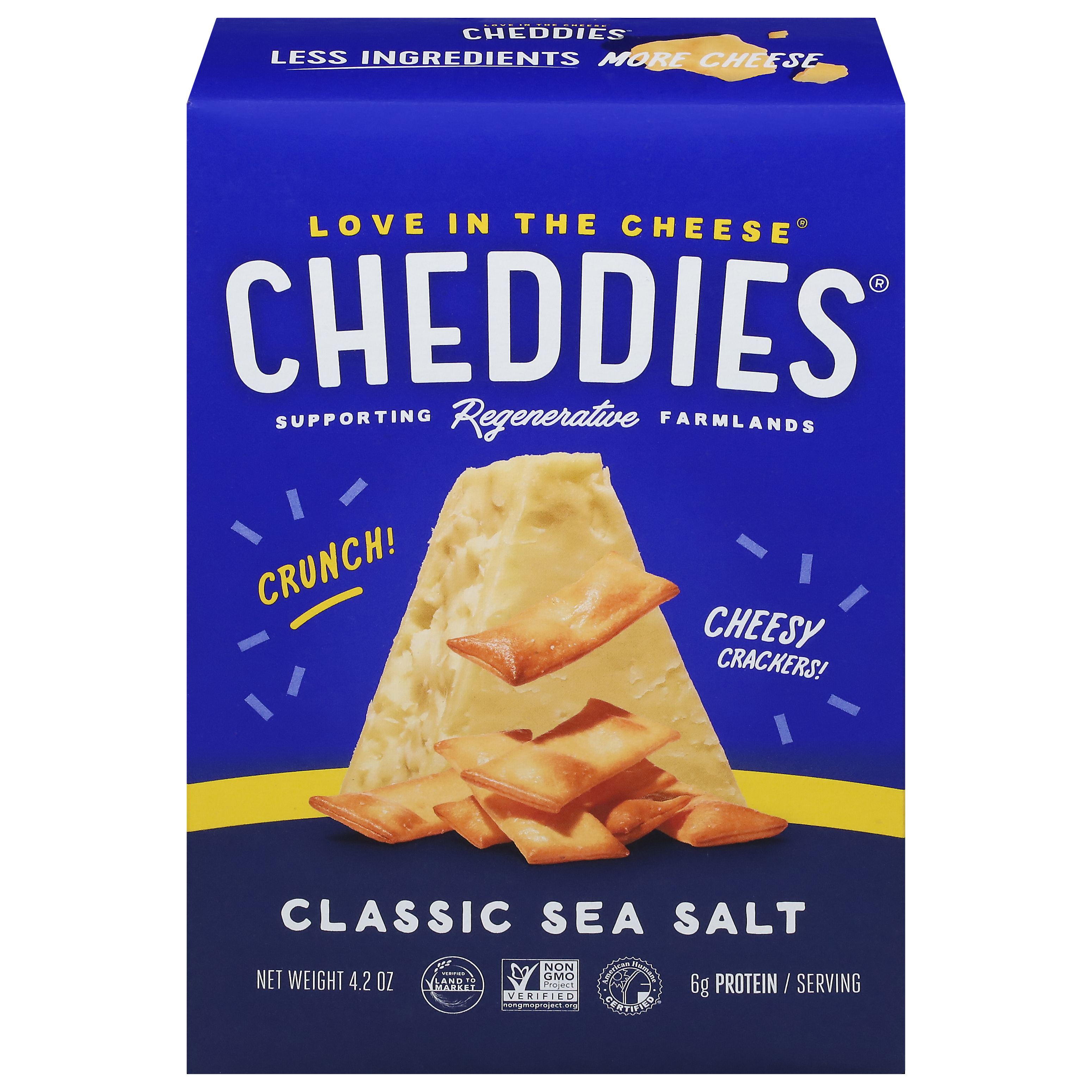 Cheddies Classic Sea Salt Cheesy Crackers