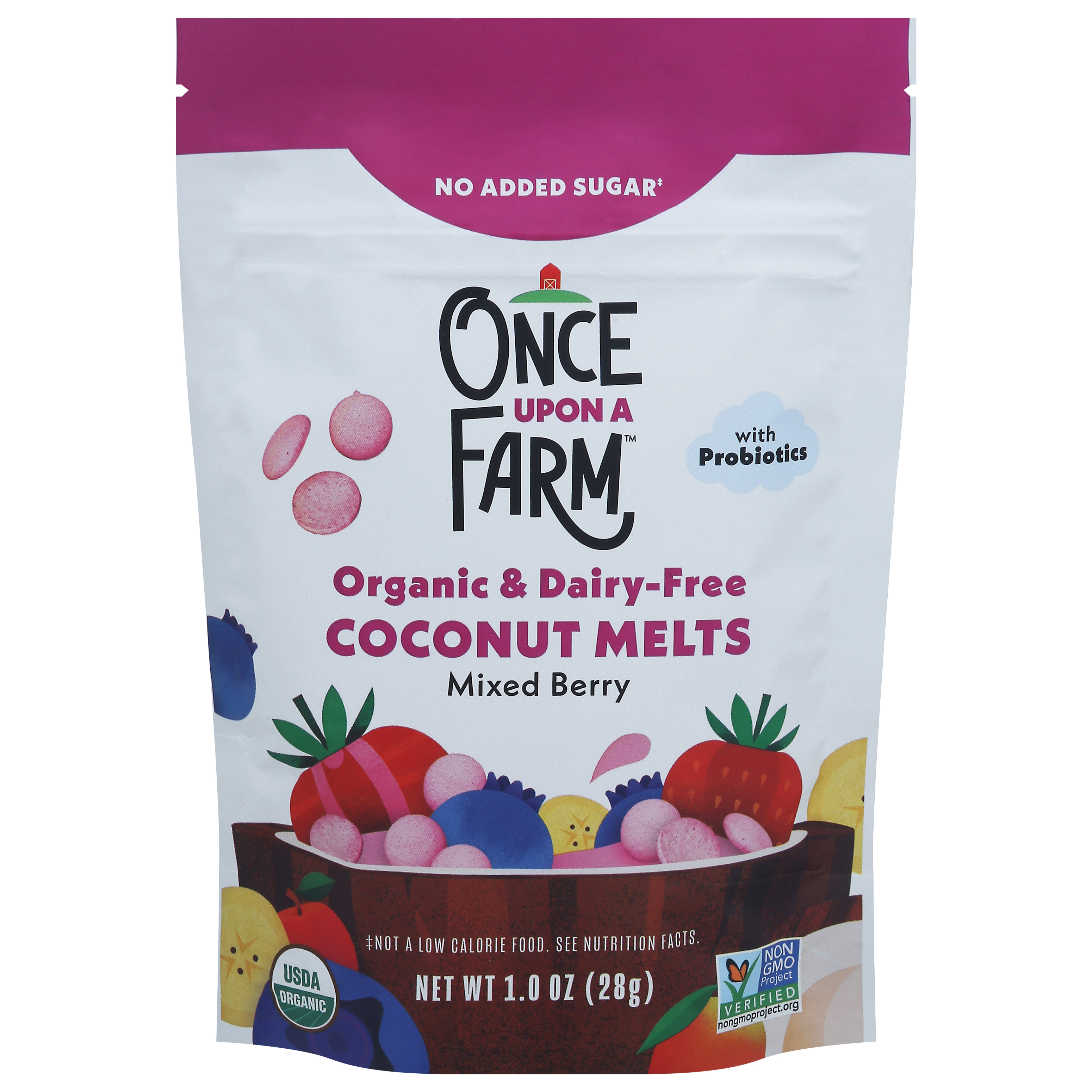 Once Upon a Farm Organic & Dairy-Free Mixed Berry Coconut Melts