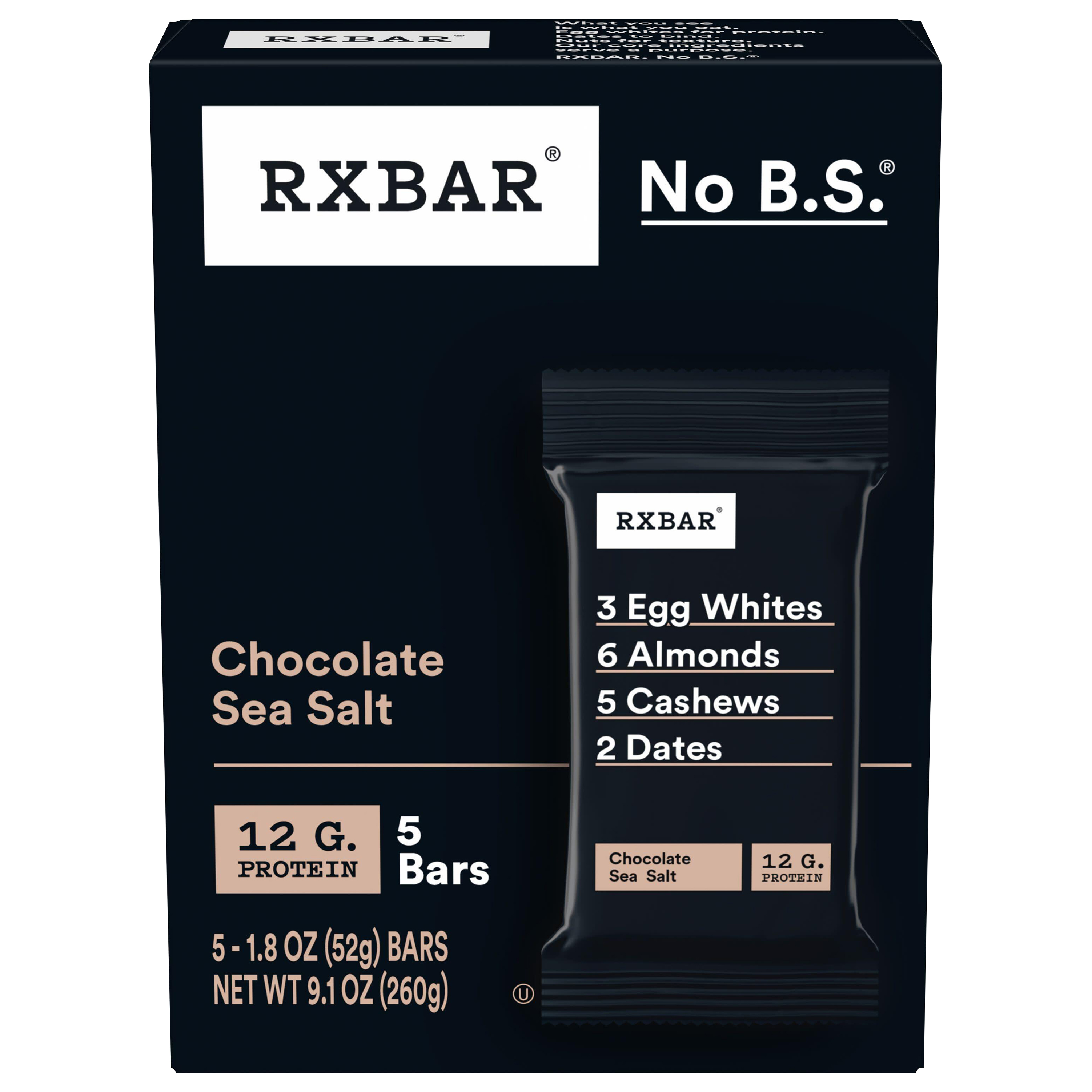 RXBAR Chocolate Sea Salt Protein Bars