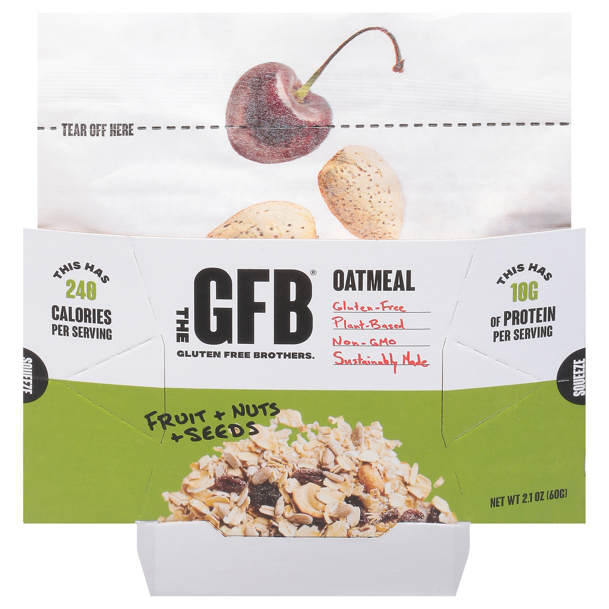 GFB Fruit + Nuts + Seeds Oatmeal