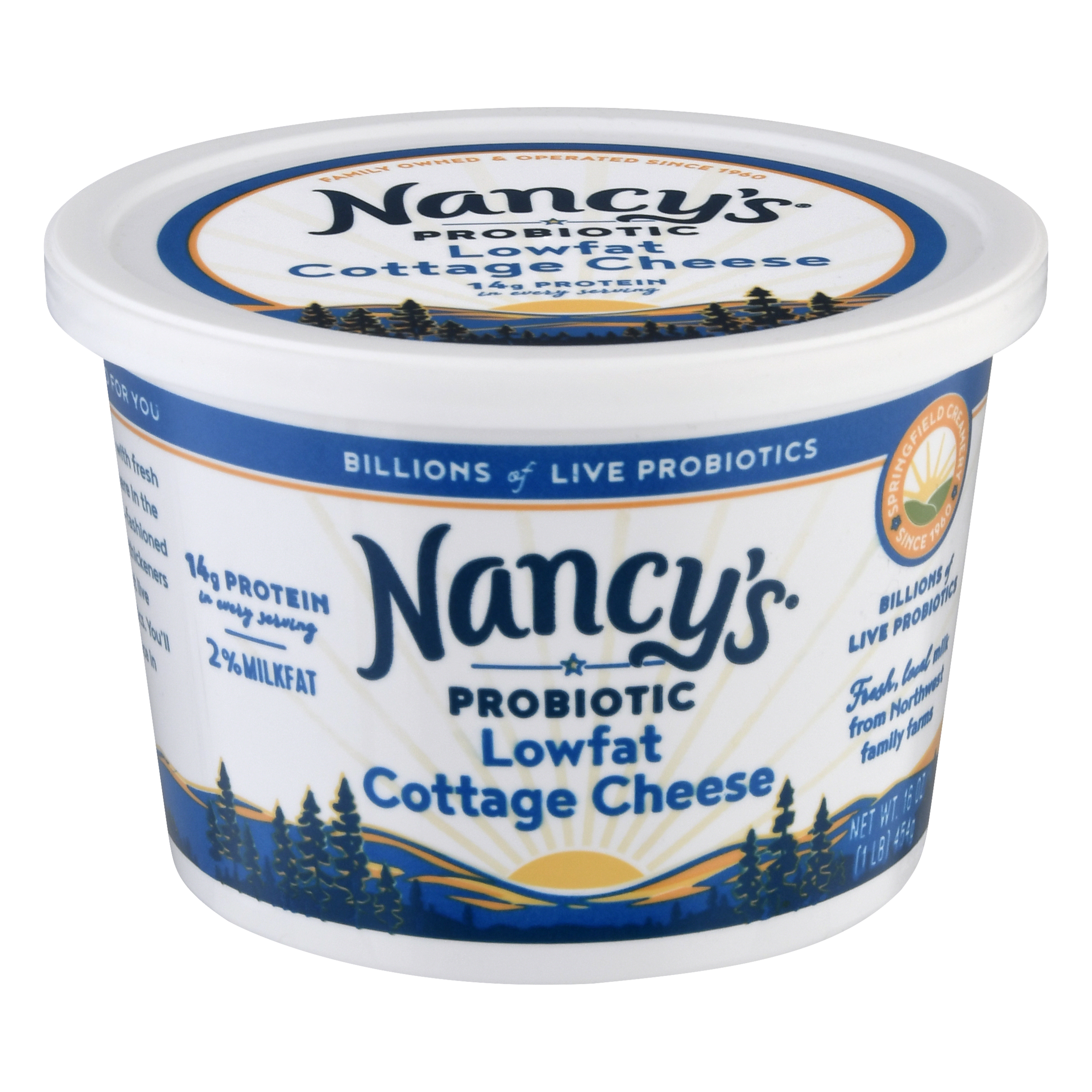 Nancys Probiotic Lowfat 2% Milkfat Cottage Cheese