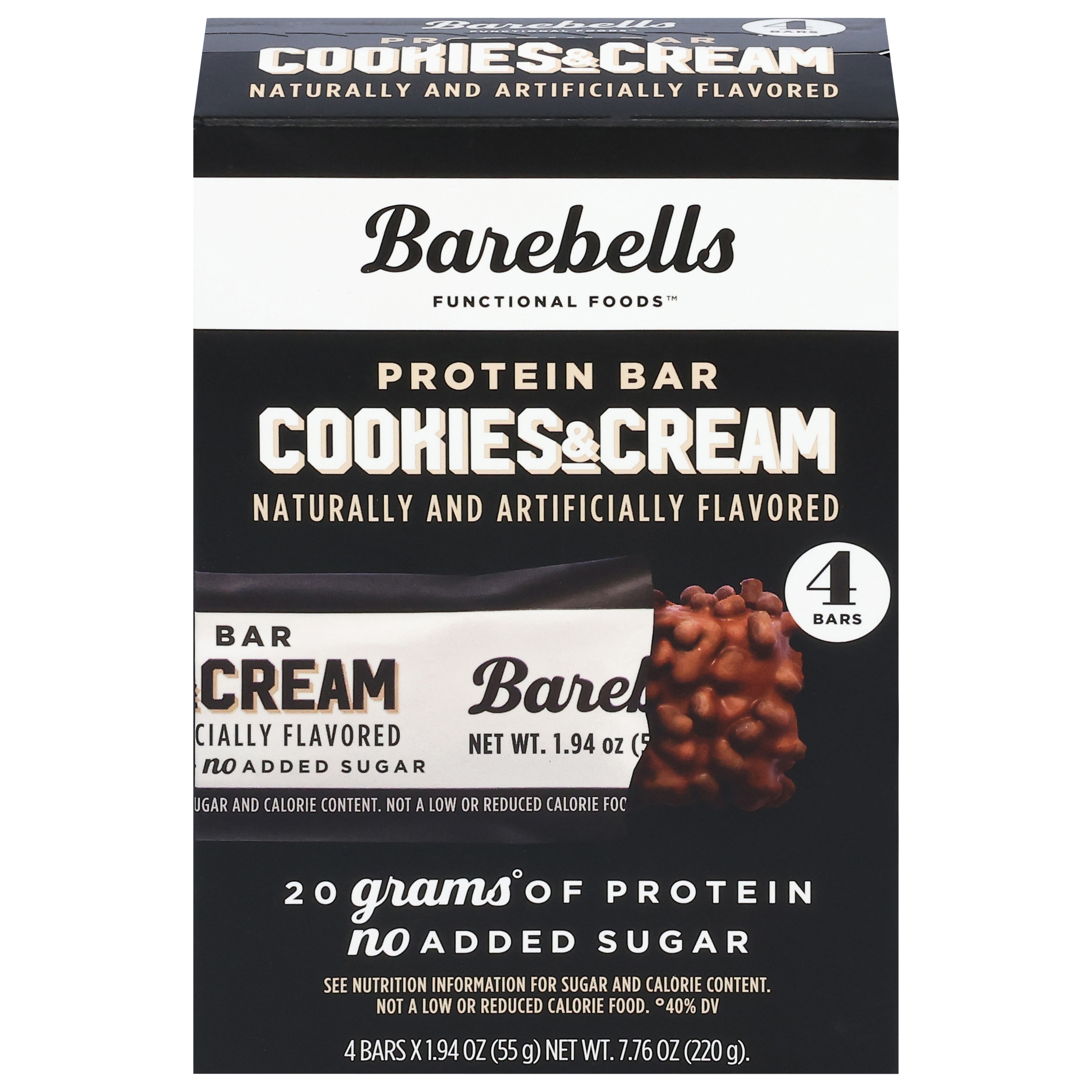 Barebells Functional Foods Cookies & Cream Protein Bar