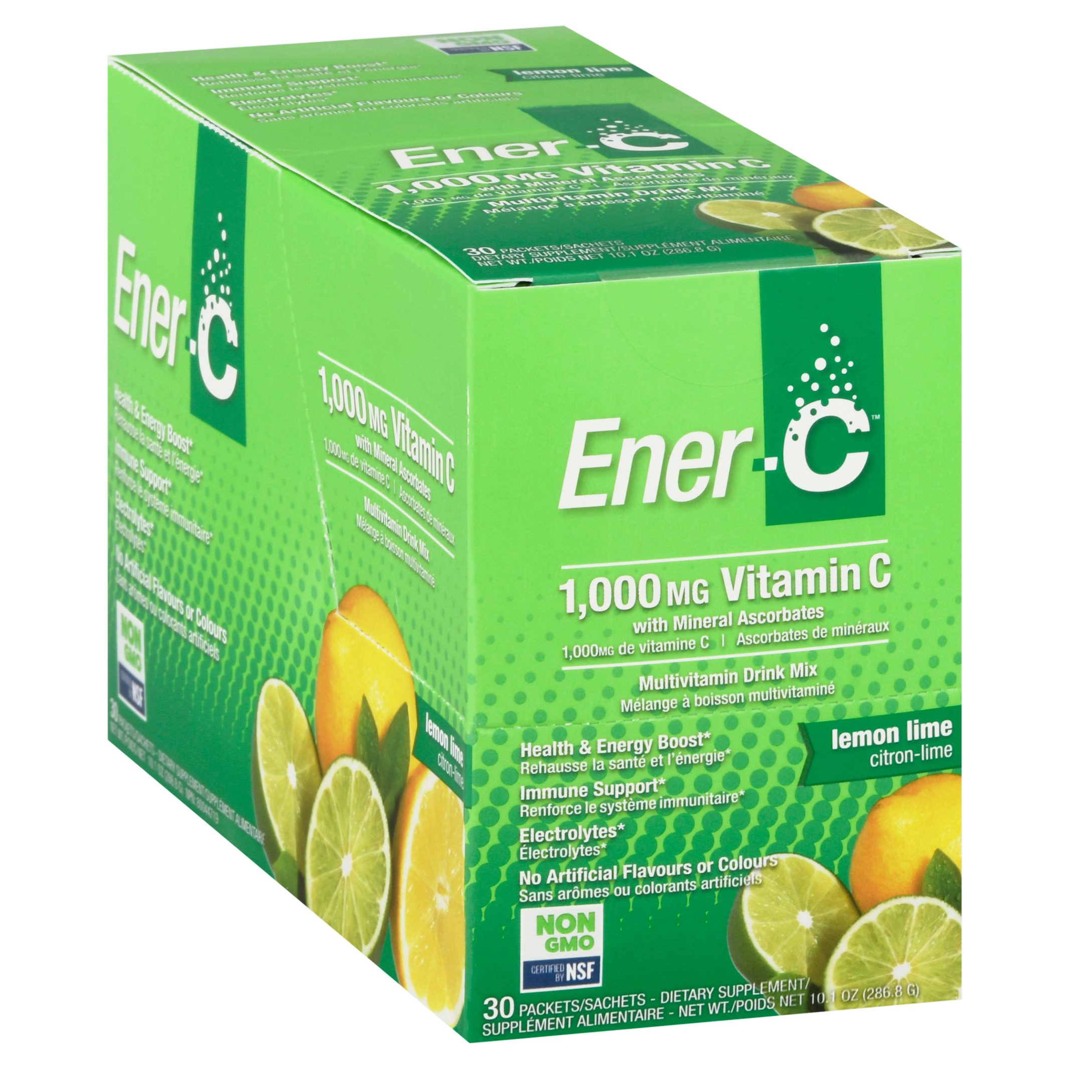 Ener-C 1000 mg Lemon Lime Multivitamin Drink Mix