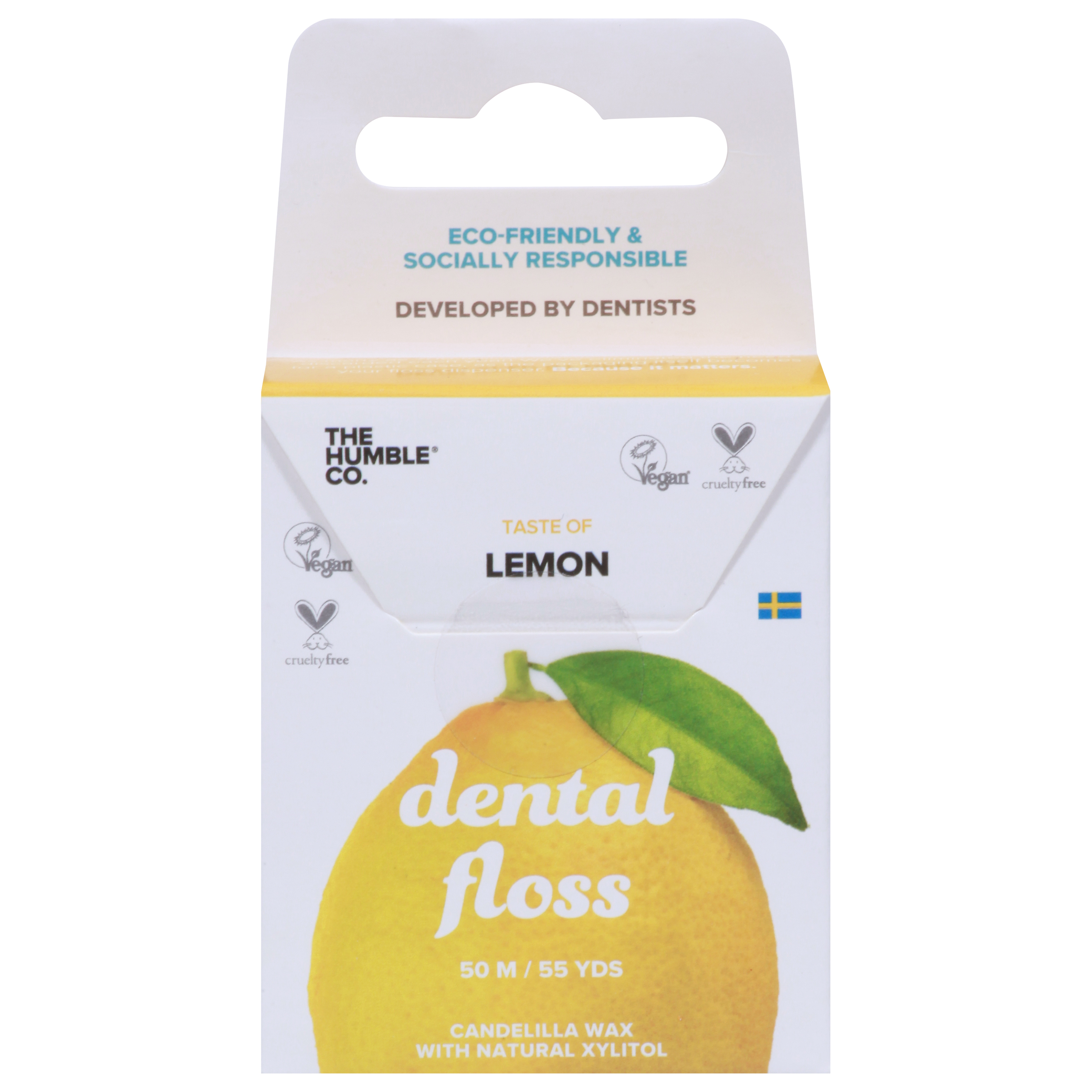 The Humble Co. 55 Yards (50 m) Lemon Dental Floss