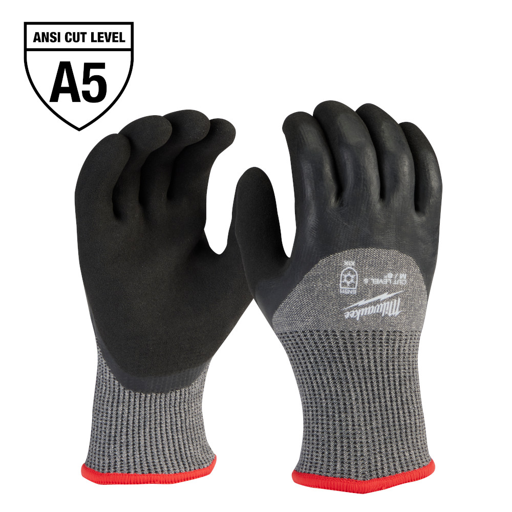 Milwaukee 48-73-8732B High Dexterity A3 Polyurethane Dipped Gloves - Large