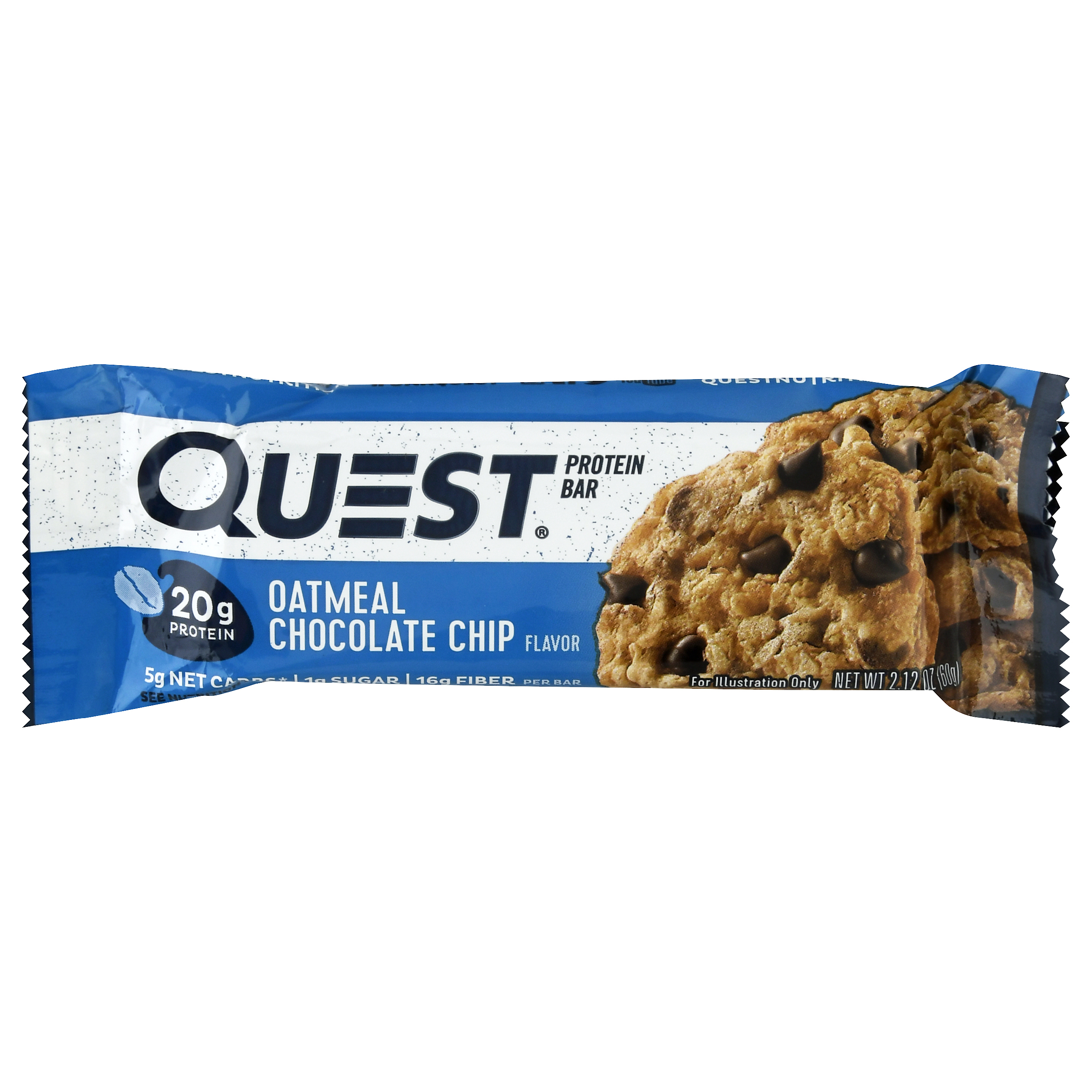 Quest Oatmeal Chocolate Chip Flavor Protein Bar