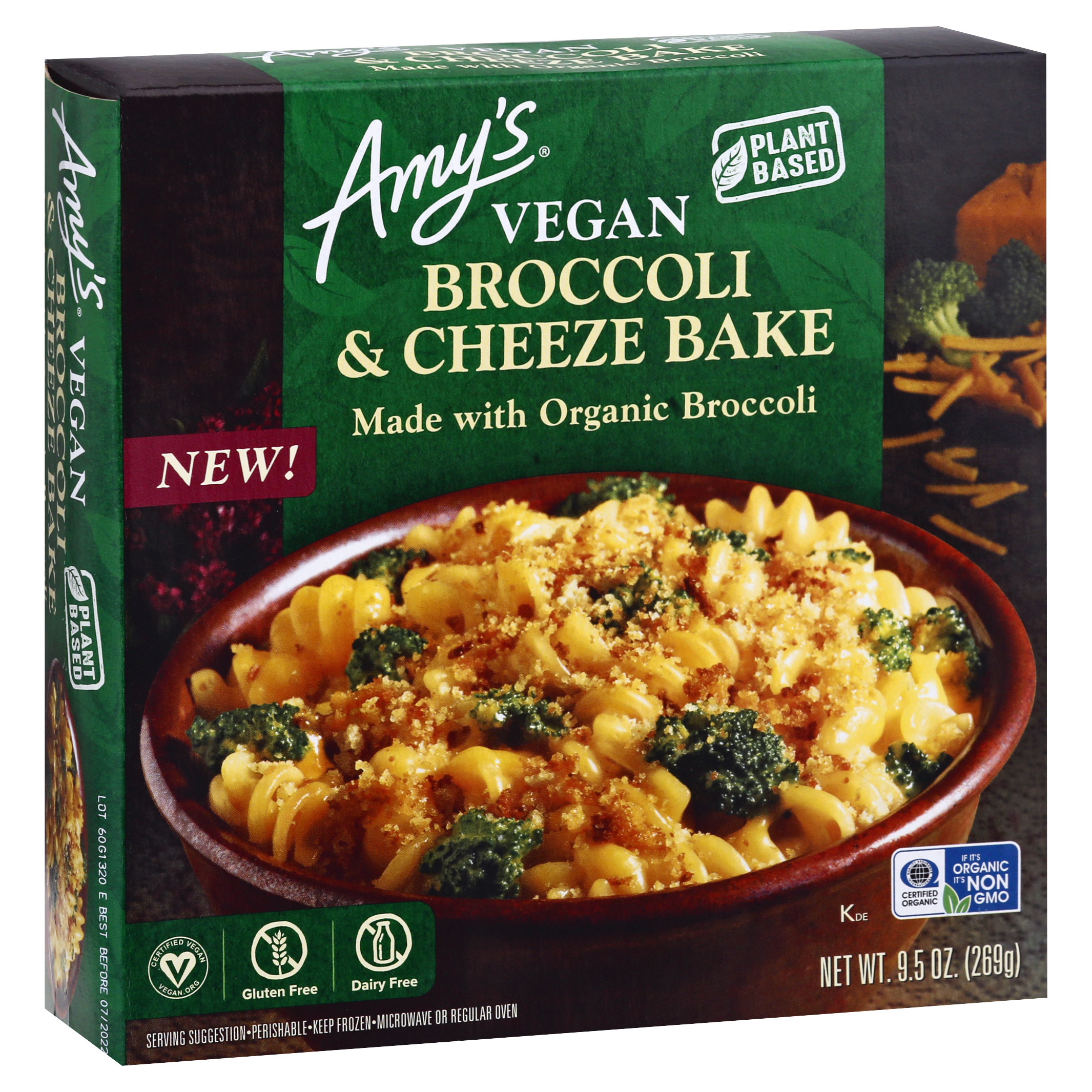 Amy`s Gf Vegan Broccoli Cheeze Bake