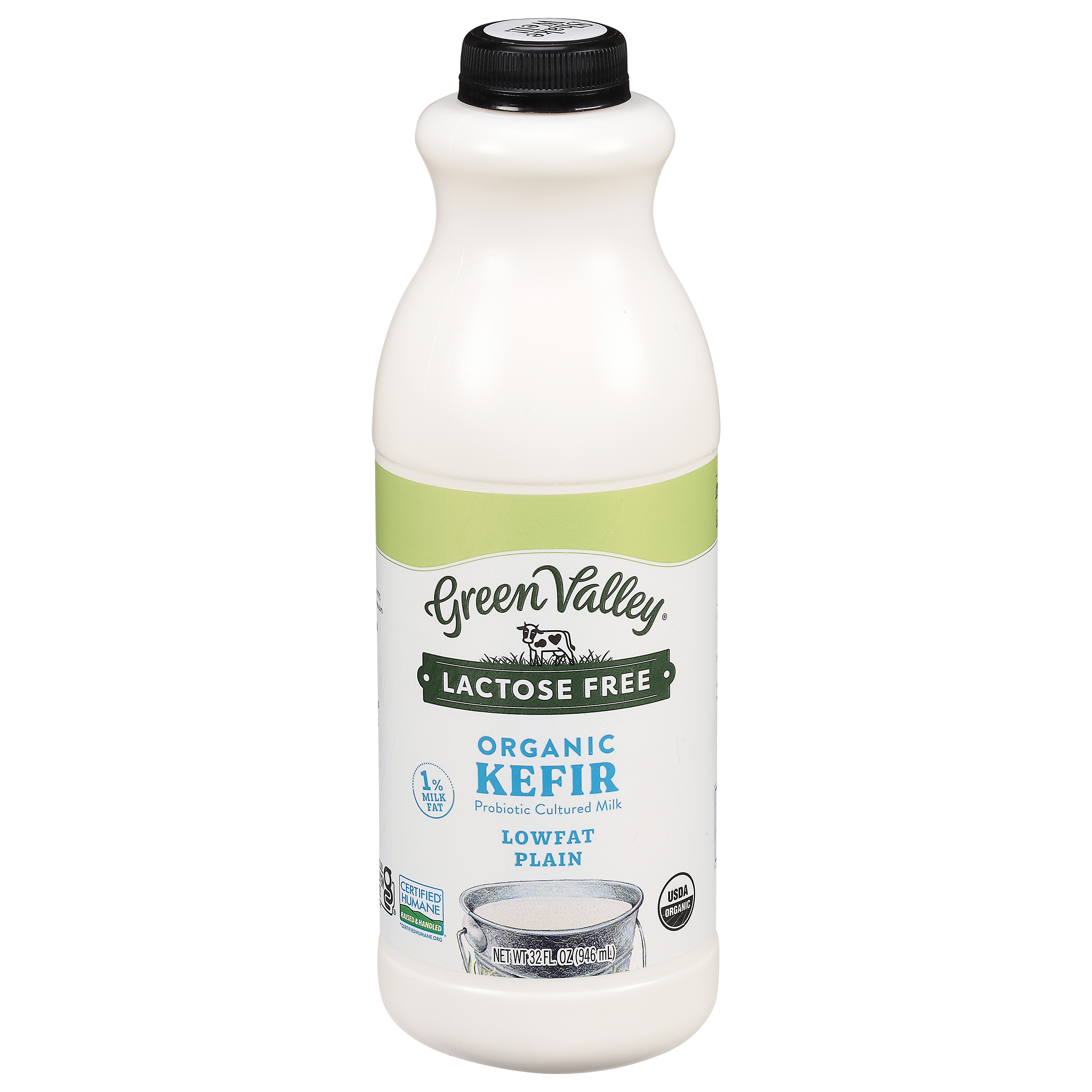Green Valley Lactose Free Lowfat Organic Plain Kefir