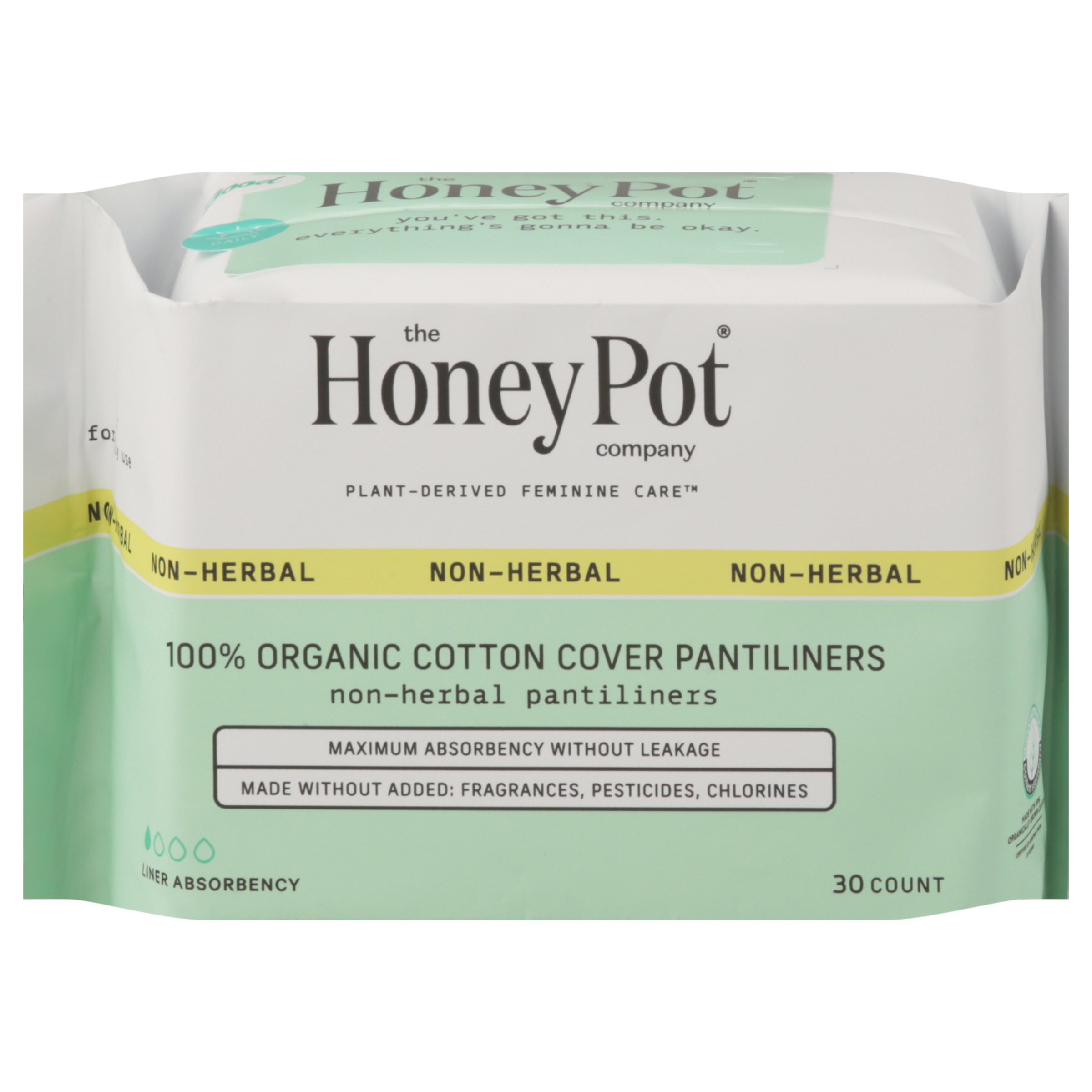 The Honey Pot Company Non-Herbal Maximum Absorbency Pantiliners
