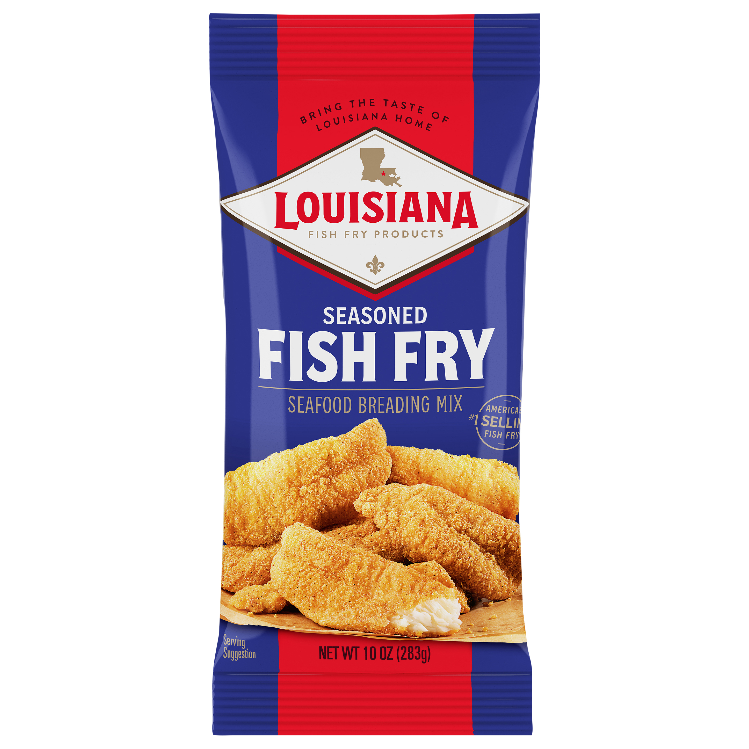 Louisiana Fish Fry Products Seasoned Seafood Breading Mix 1