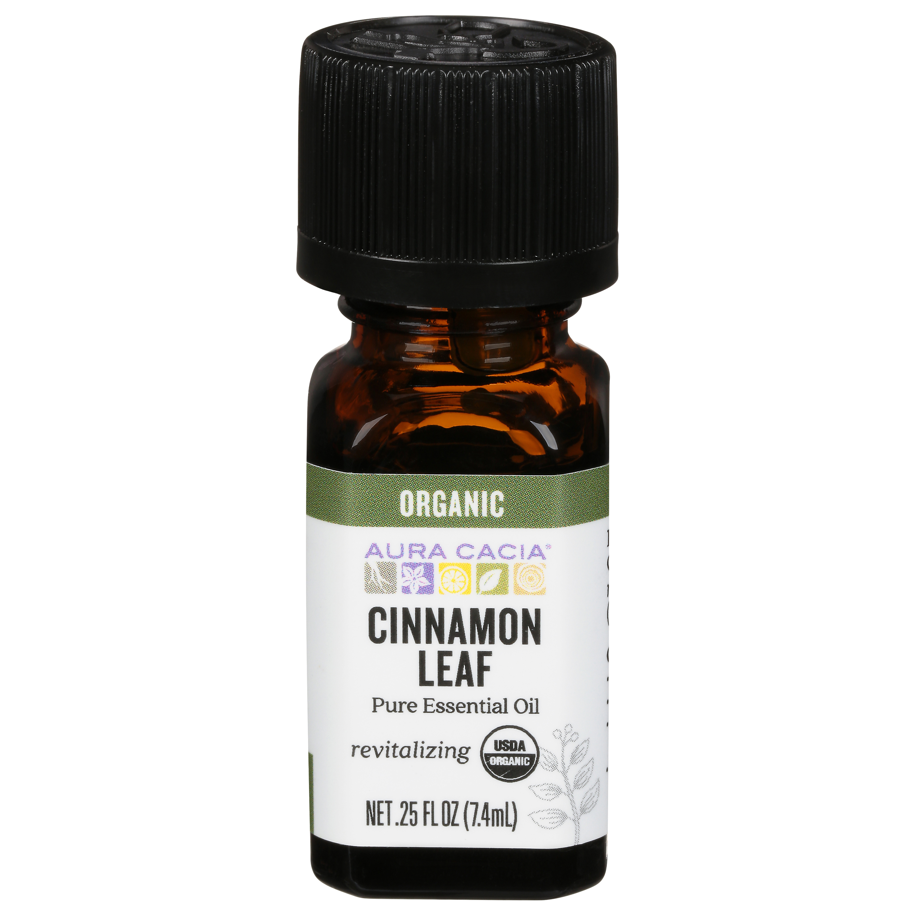 Aura Cacia Organic Cinnamon Leaf Pure Essential Oil