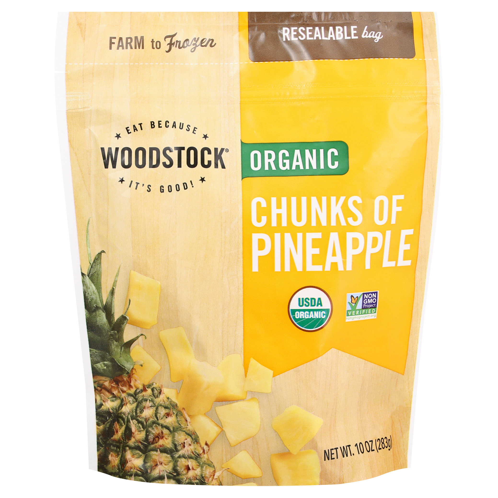 Woodstock Organic Chunks of Pineapple