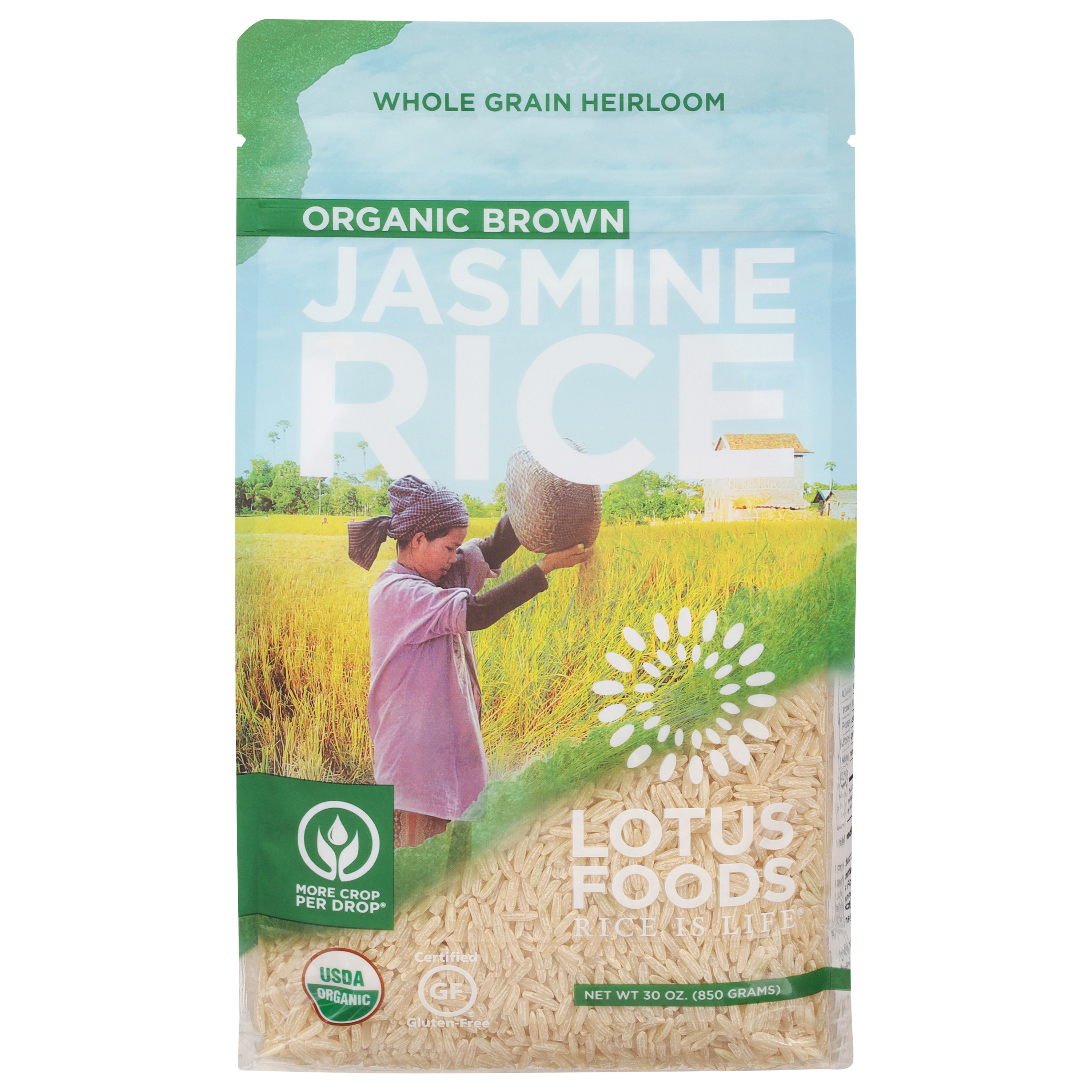 Lotus Foods Organic Brown Jasmine Rice