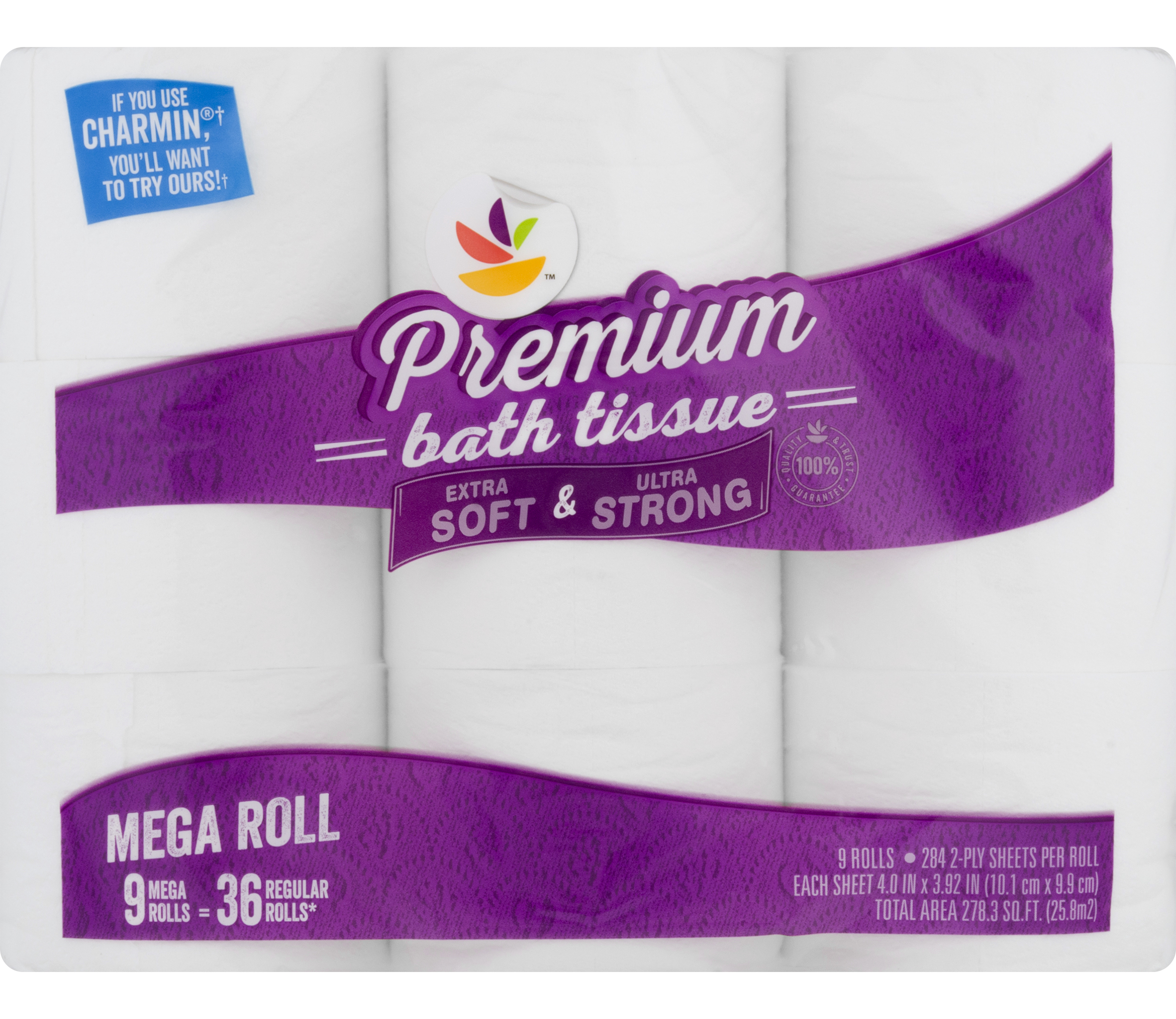 Ahold Bath Tissue Premium Mega Roll 2 Ply Bag