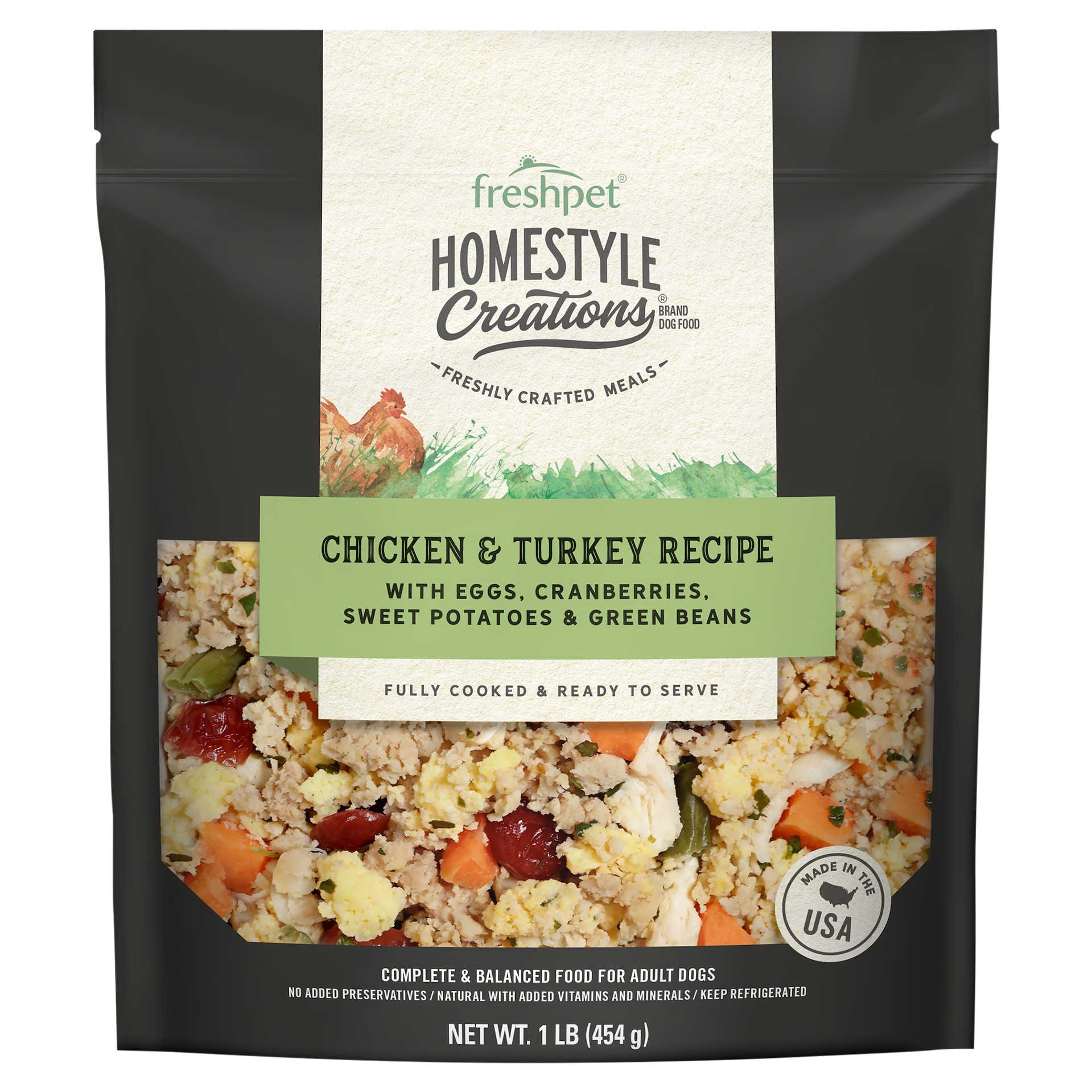 Freshpet Homestyle Creations Adult Chicken & Turkey Recipe Dog Food