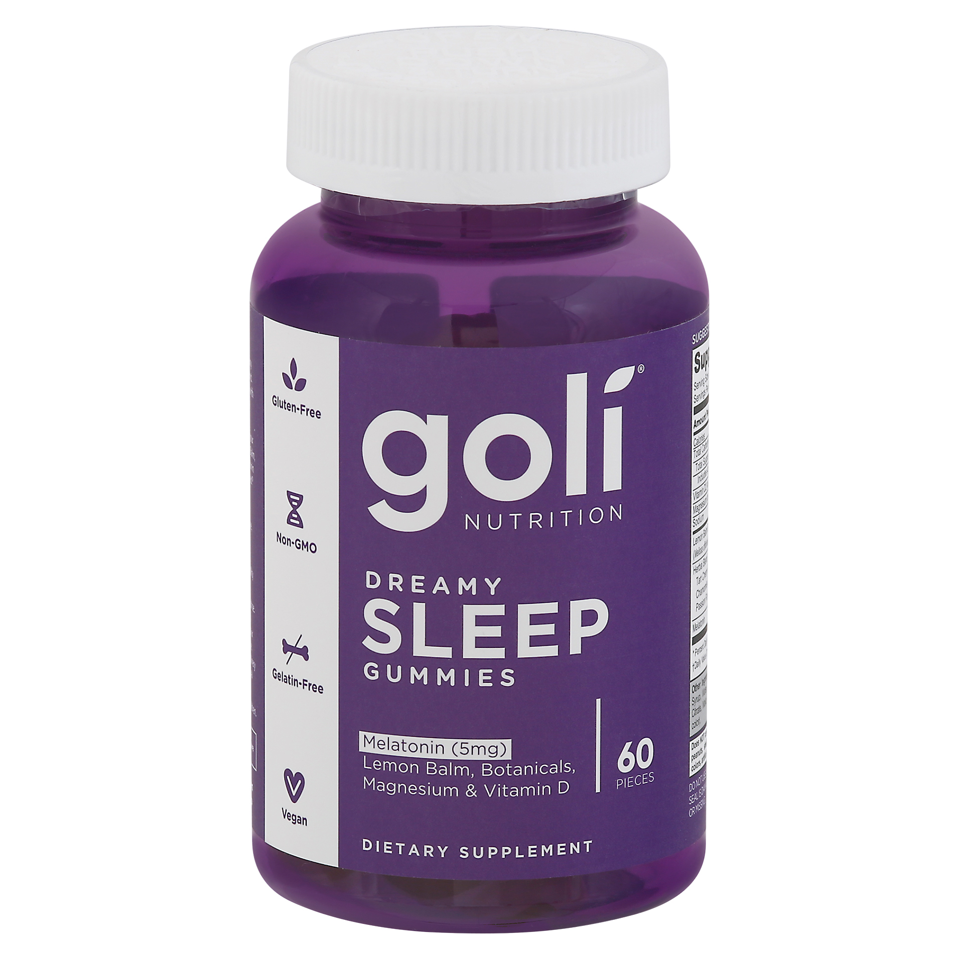 Goli Nutrition Melatonin 5 mg Dreamy Sleep 60 Gummies