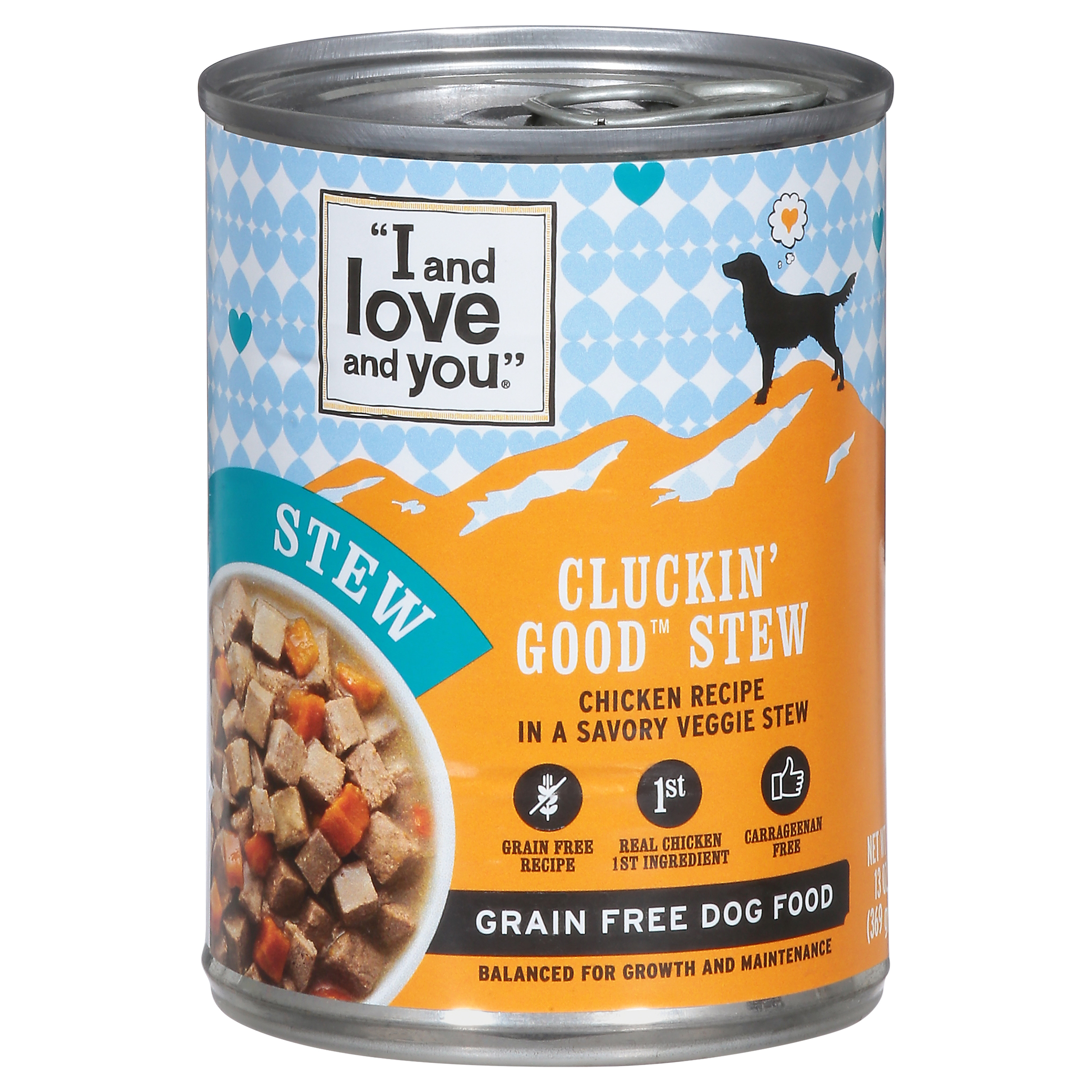I and Love and You Grain Free Cluckin' Good Stew Dog Food