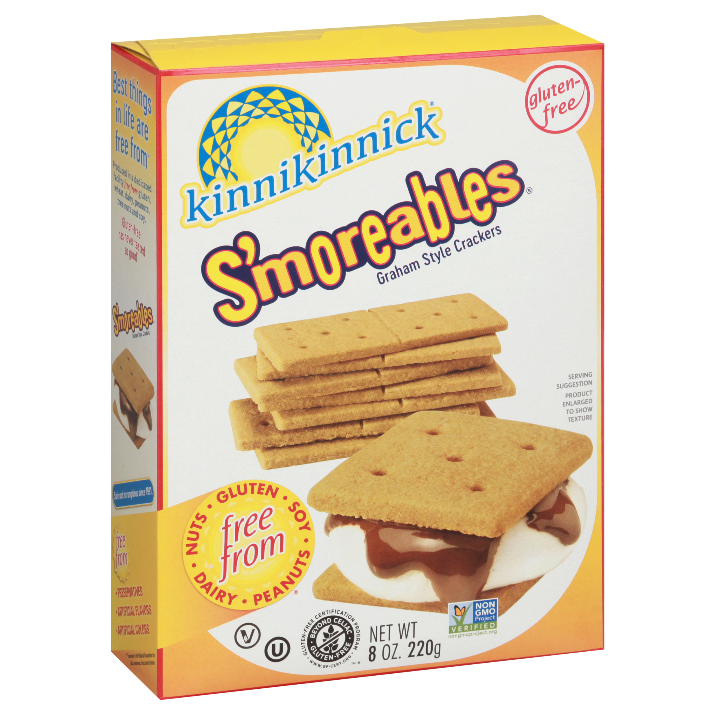 Kinnikinnick Graham Style S'moreables Crackers