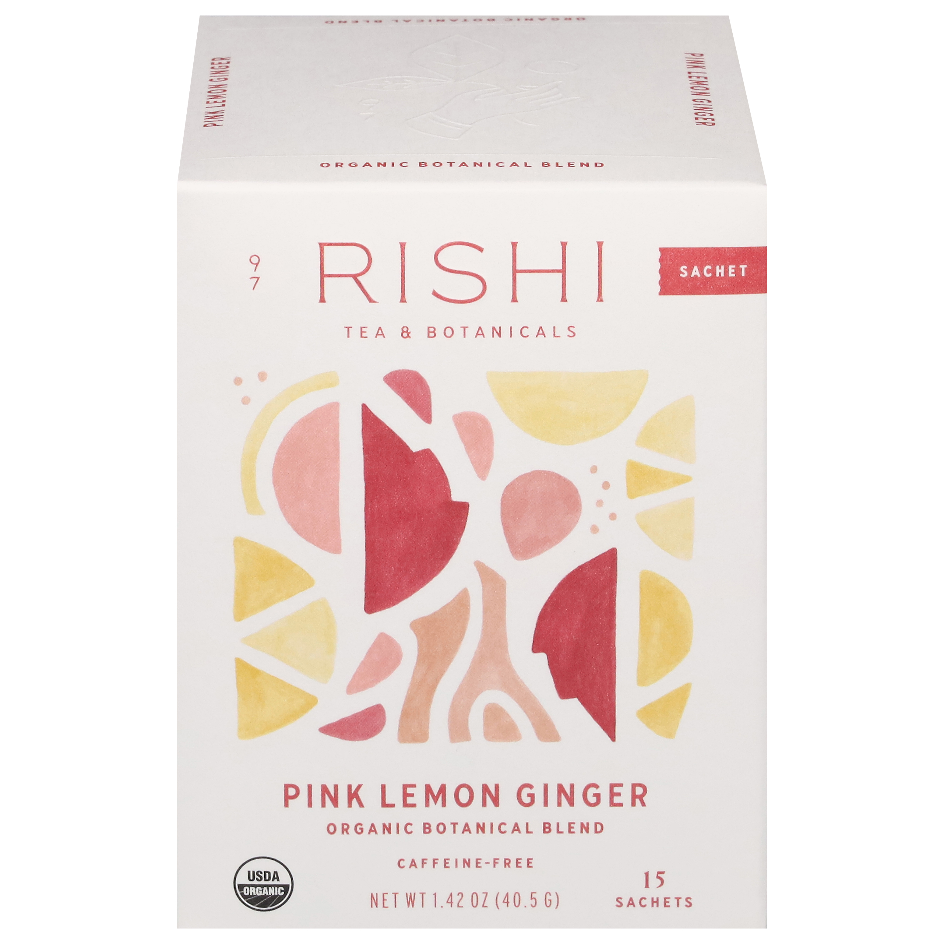 Rishi Botanical Blend Organic Pink Lemon Ginger Tea