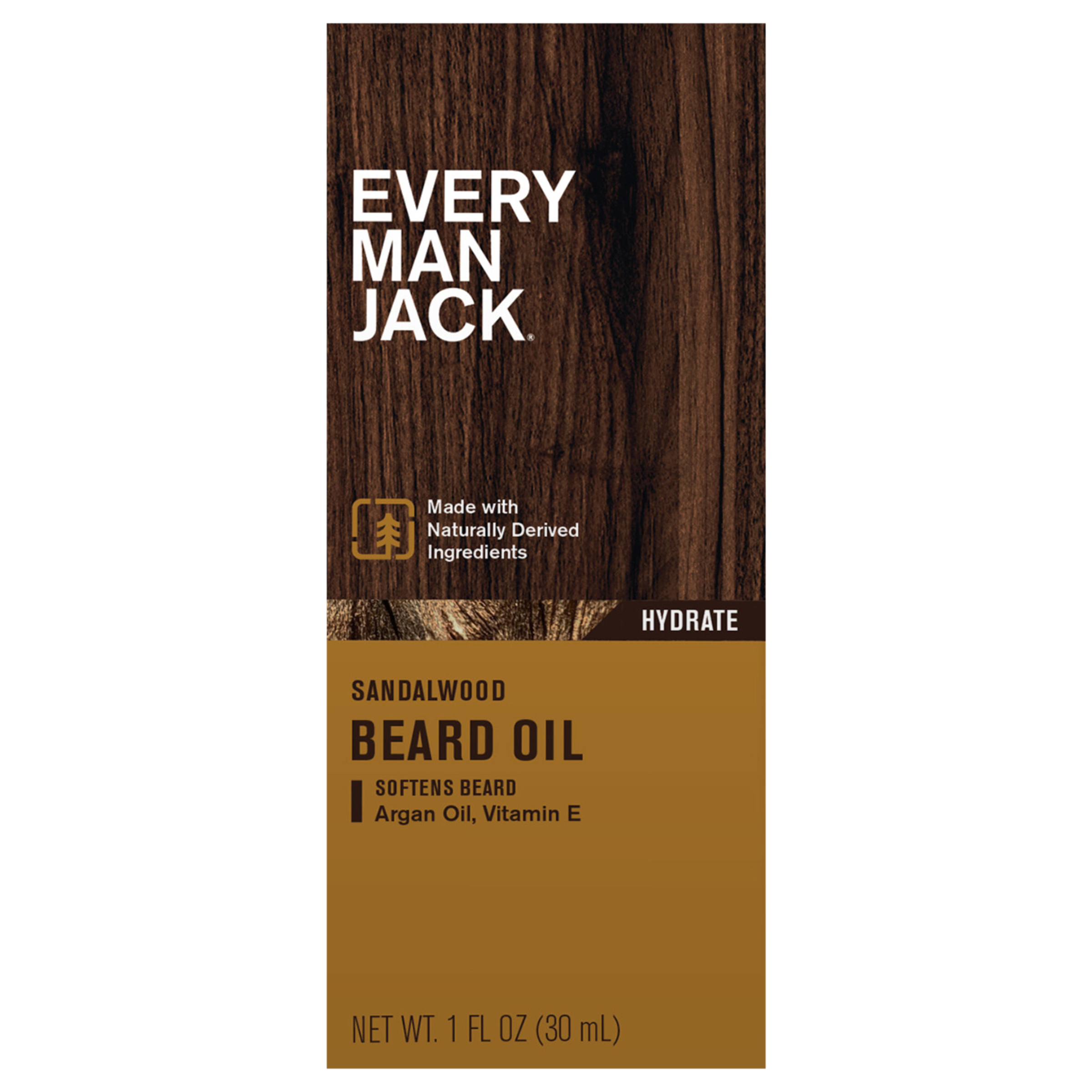 Every Man Jack Sandalwood Hydrating Beard Oil