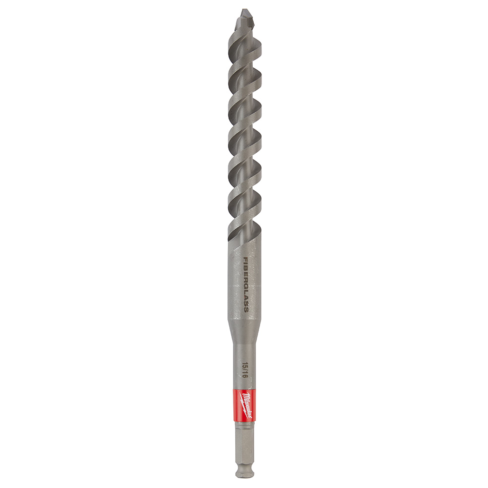 Product image for Milwaukee 48-13-7709 15/16" x 12" Shockwave Impact Duty LinemanFTs Fiberglass Drill Bit