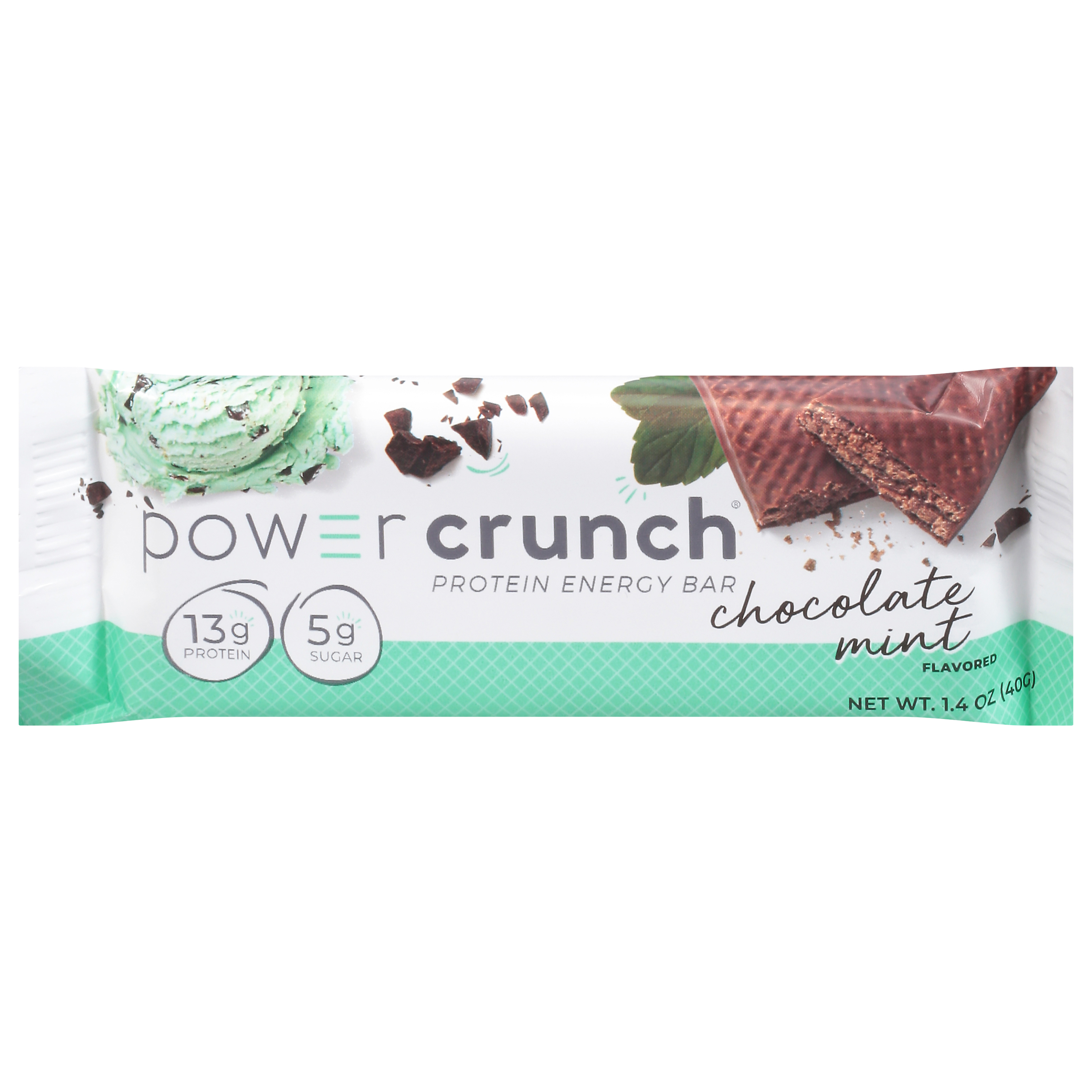 Power Crunch Chocolate Mint Flavored Protein Energy Bar