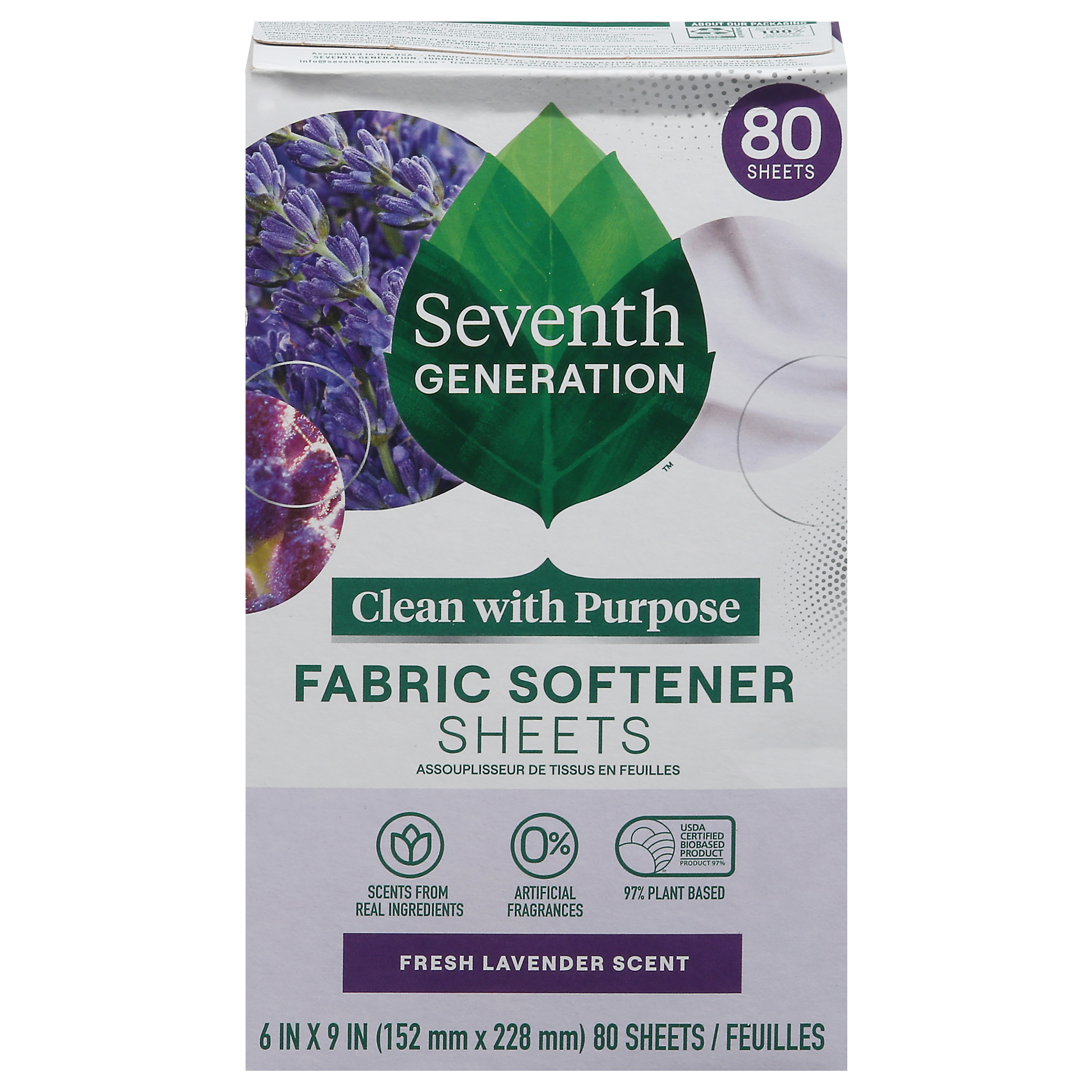 Seventh Generation Fresh Lavender Scent Fabric Softeners
