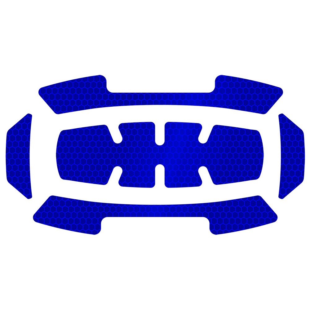 5PC BOLT Reflective Sticker Set - Blue