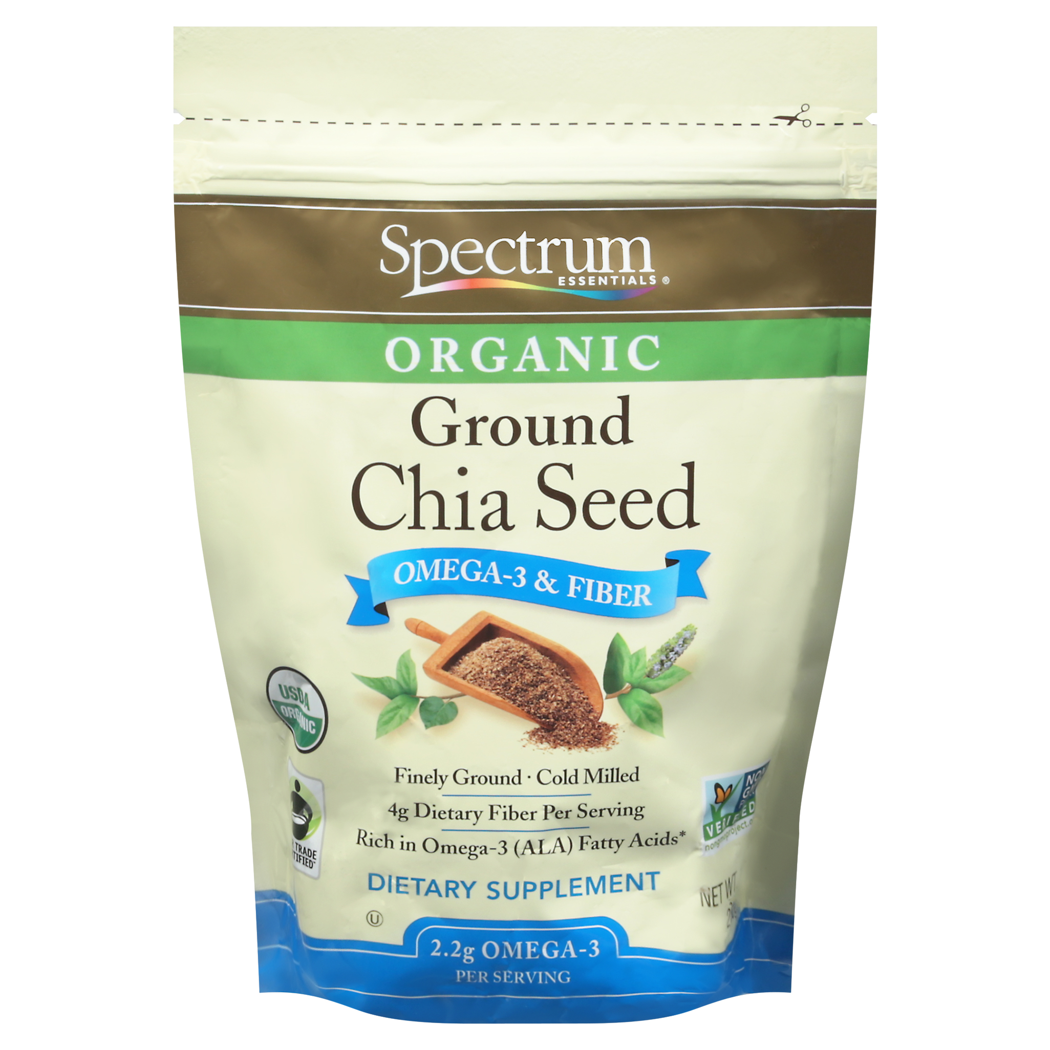 Spectrum Essentials Organic Ground Chia Seed