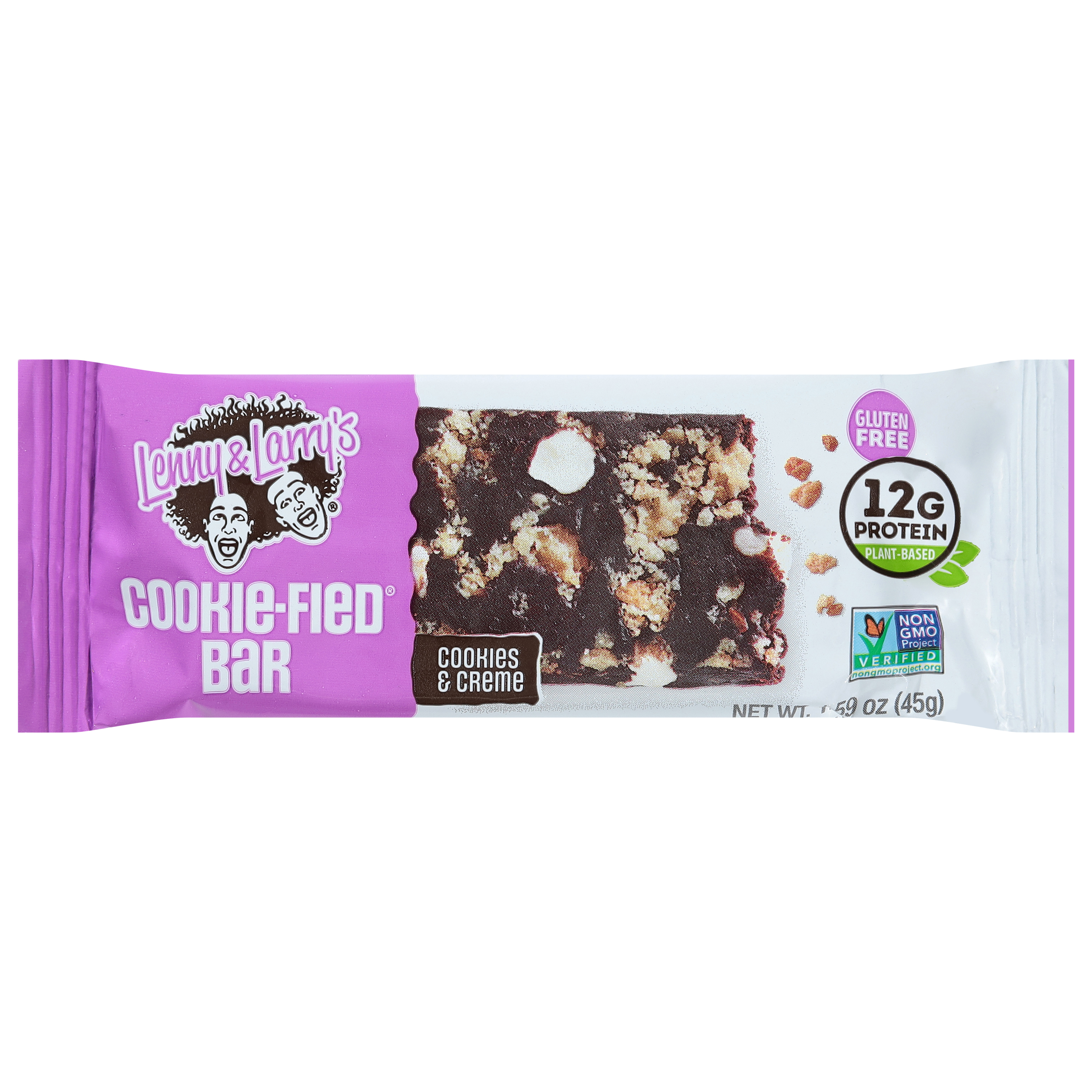 Lenny & Larry's Cookie-Fied Gluten Free Cookies & Creme Bar