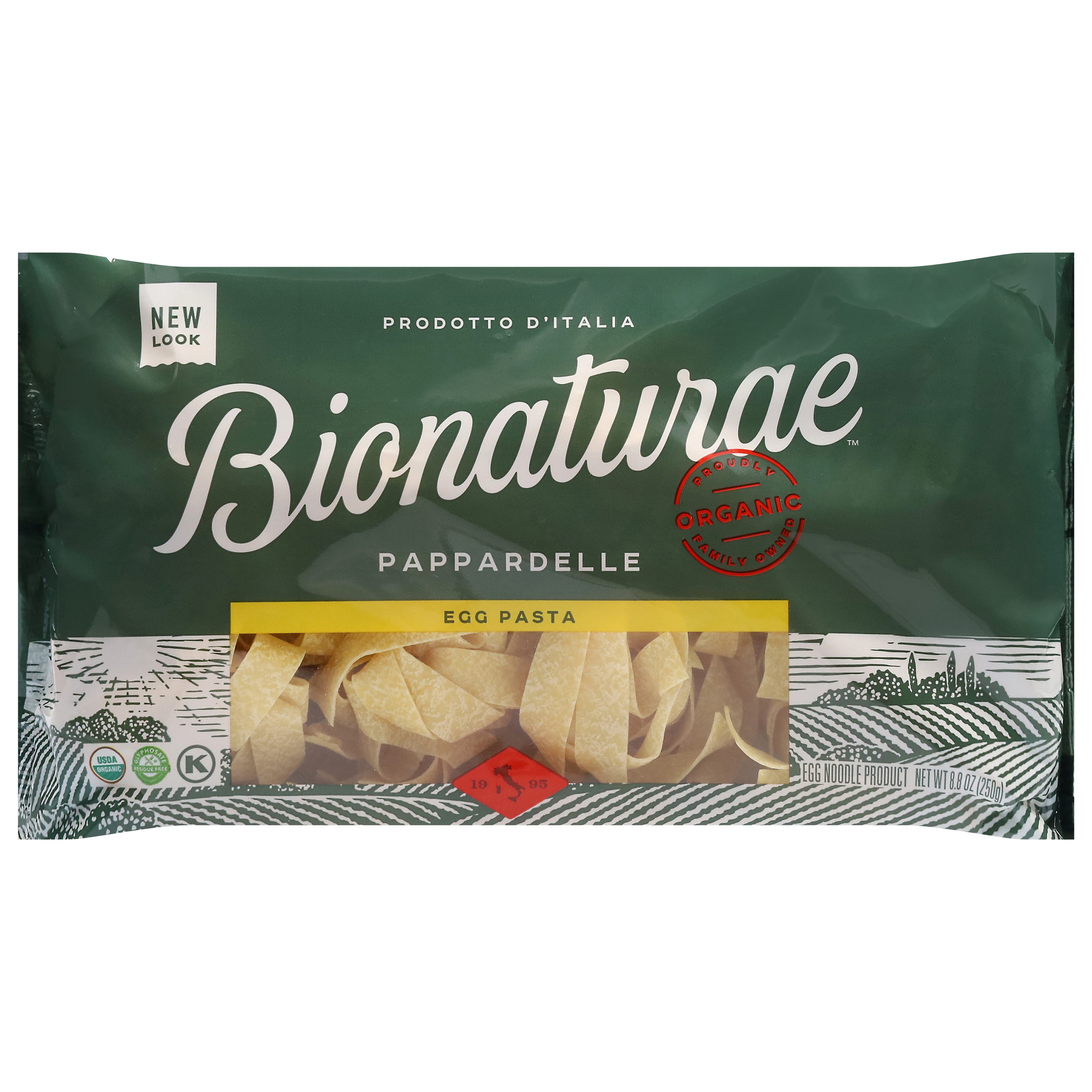 Bionaturae Organic Pappardelle Egg Pasta
