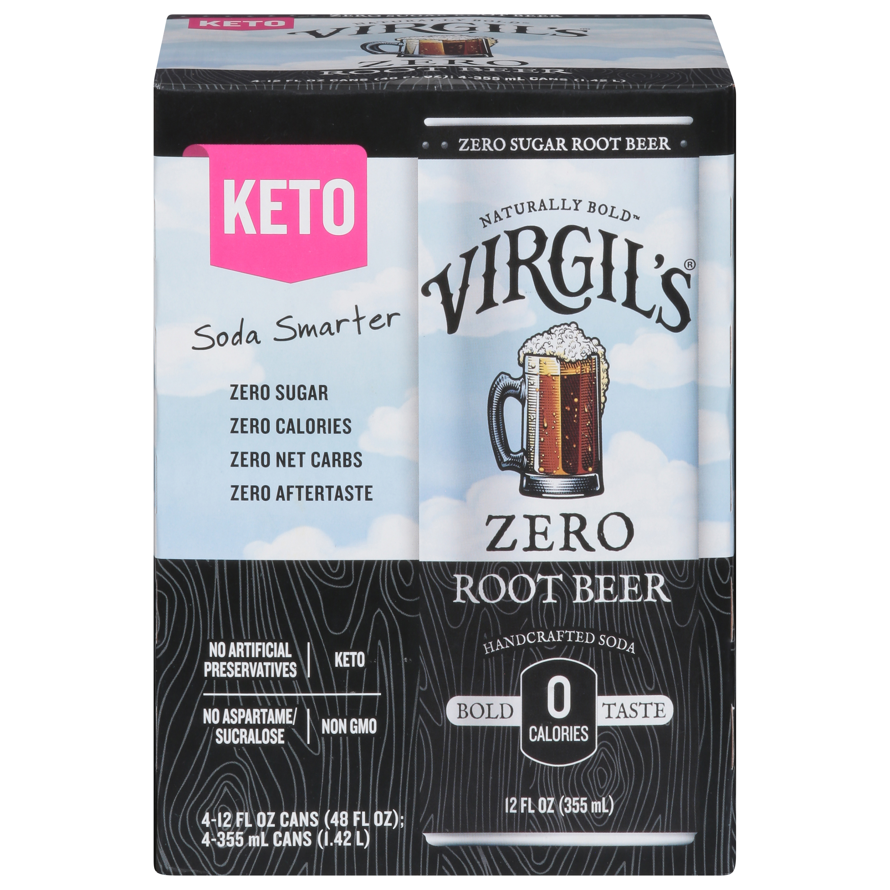 Virgil`s Root Bear Soda, Can