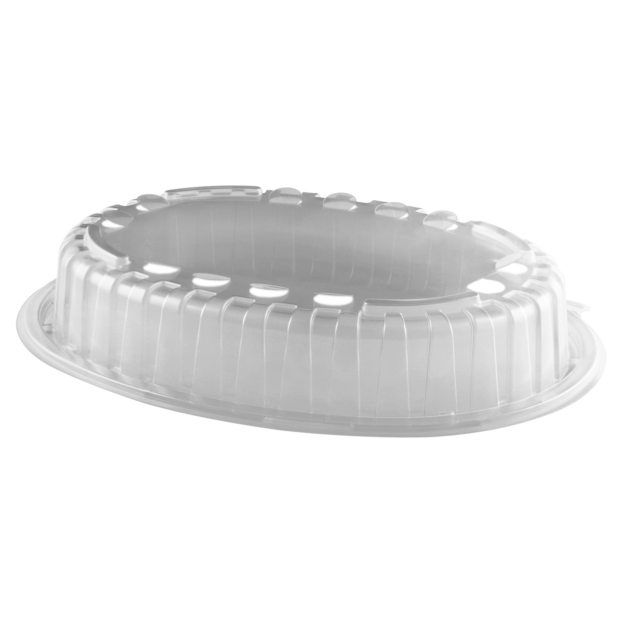 CF1900l CRISP FOOD OVAL CLR DOME LID 380/CS