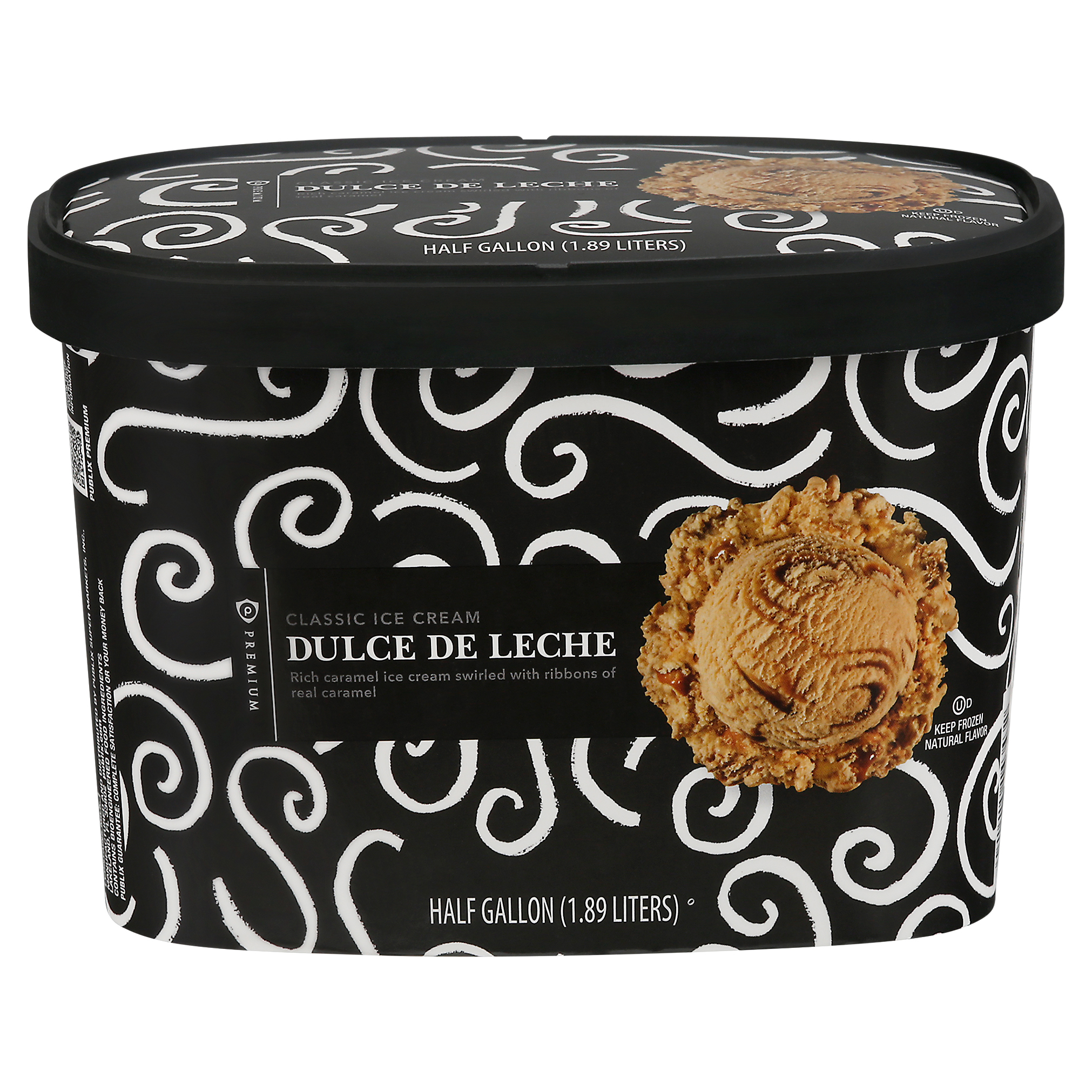 Publix Premium Classic Dulce De Leche Ice Cream 05 Gl 6802