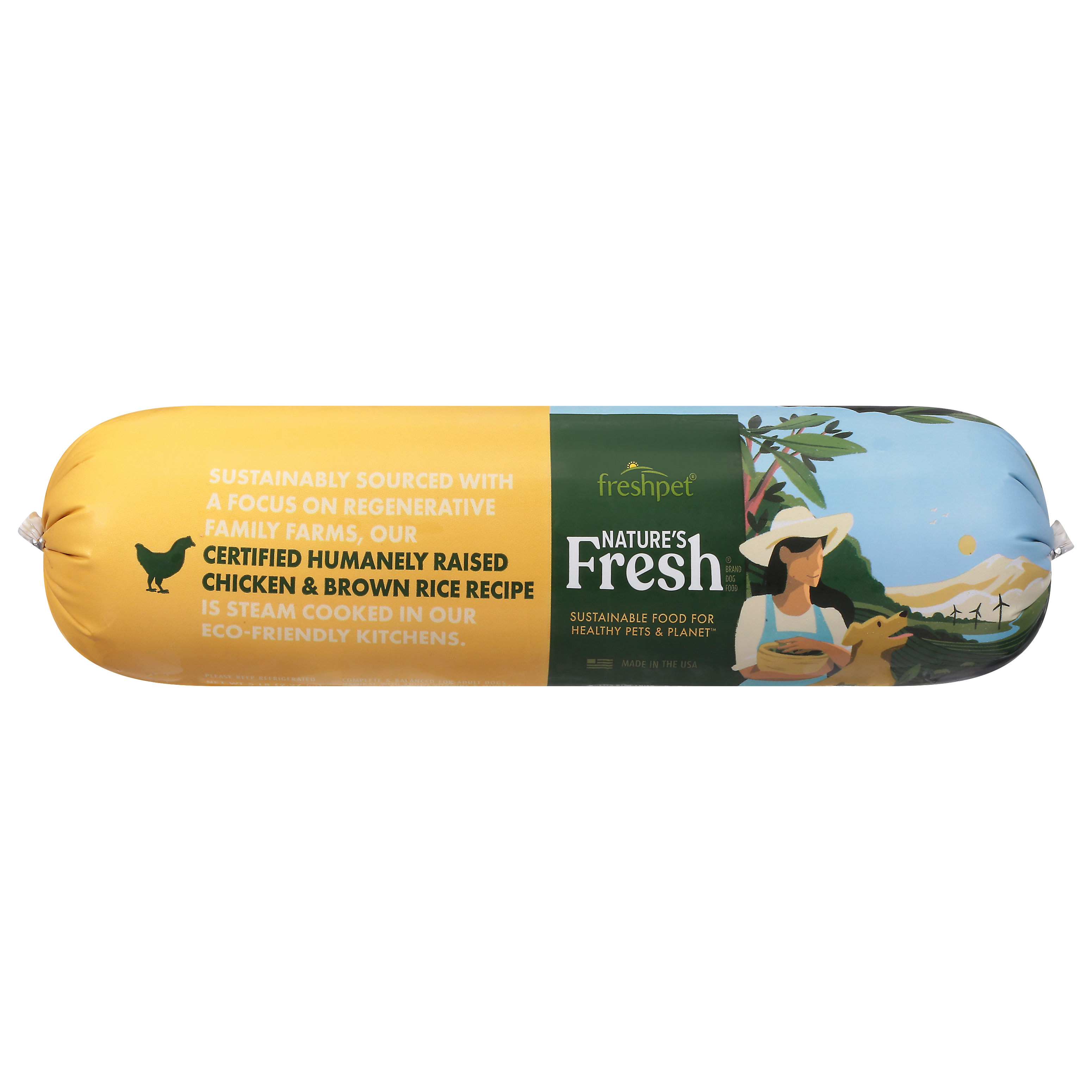 Freshpet Nature's Fresh Chicken & Brown Rice Recipe Dog Food
