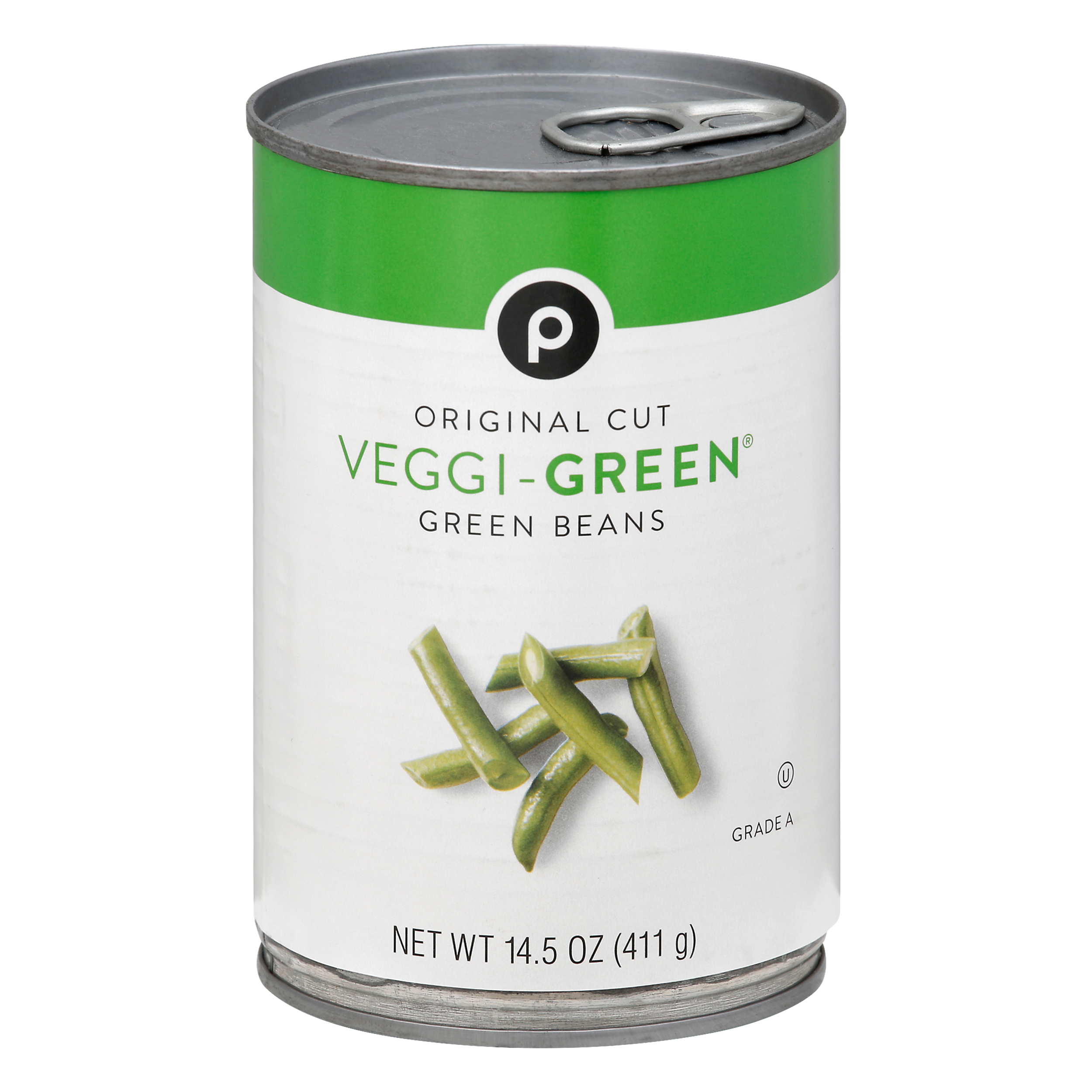 Publix Original Cut VeggiGreen Green Beans 14.5 oz CAN