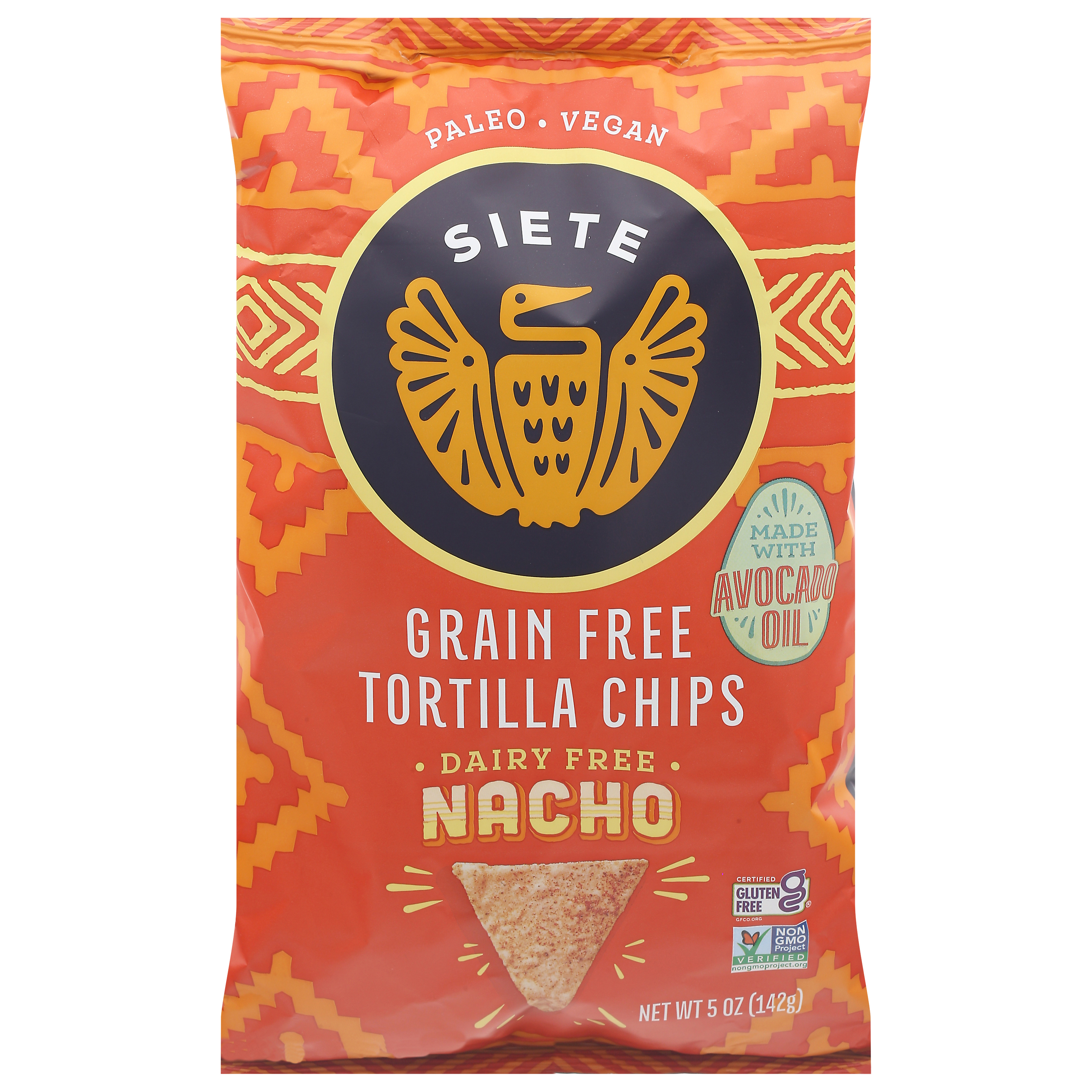 Siete Dairy Free Grain Free Nacho Tortilla Chips