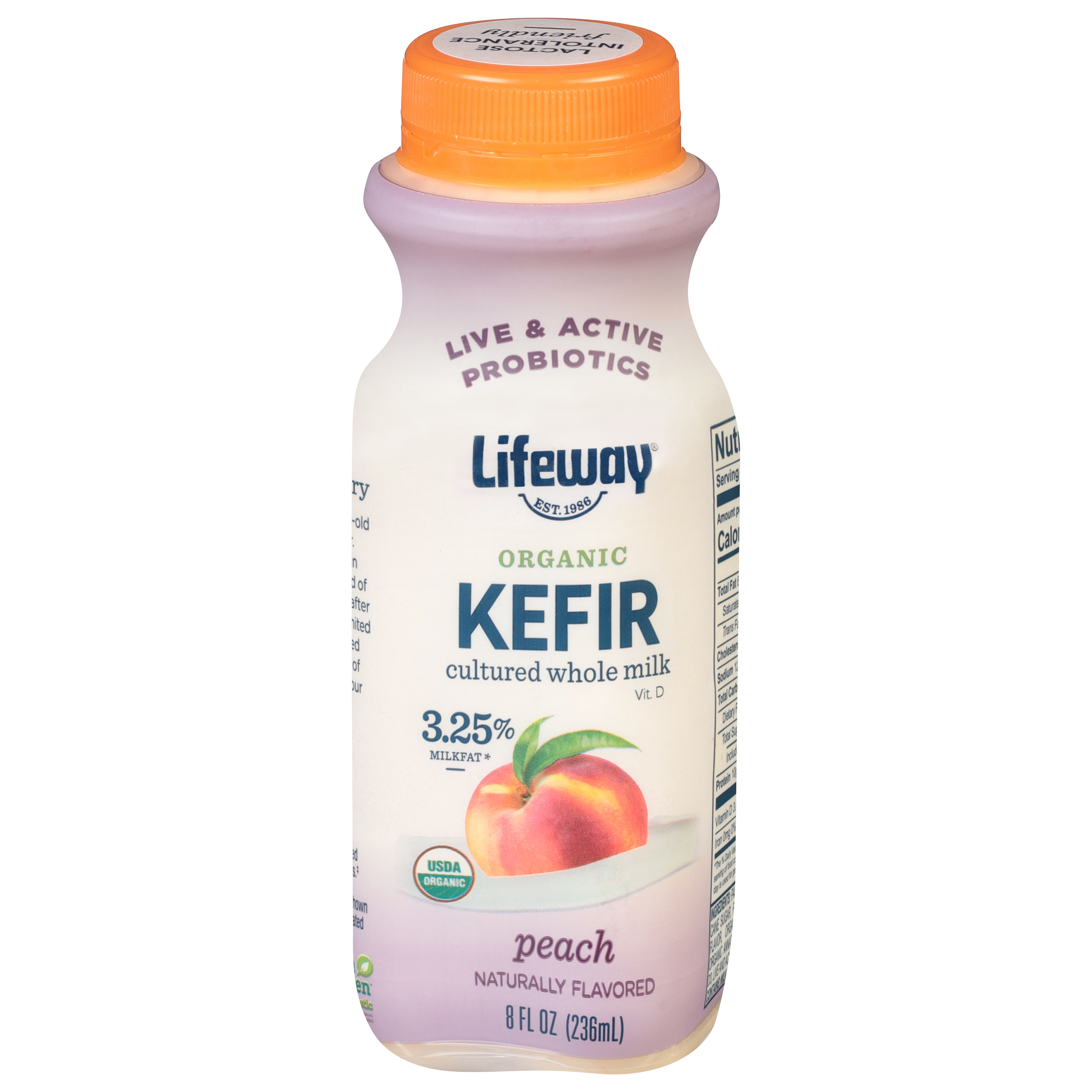 Lifeway Organic Peach Kefir