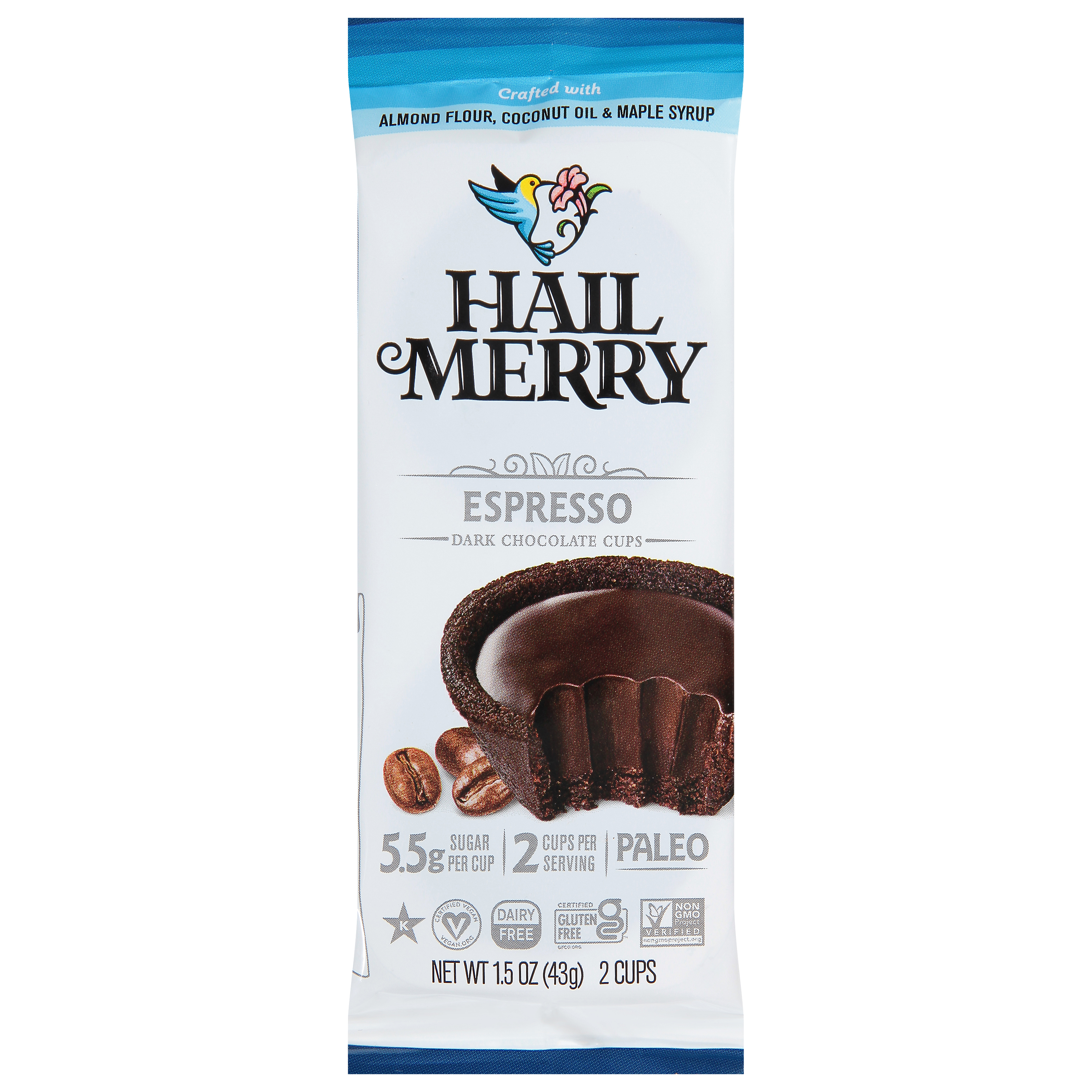 Hail Merry Espresso Dark Chocolate Cups
